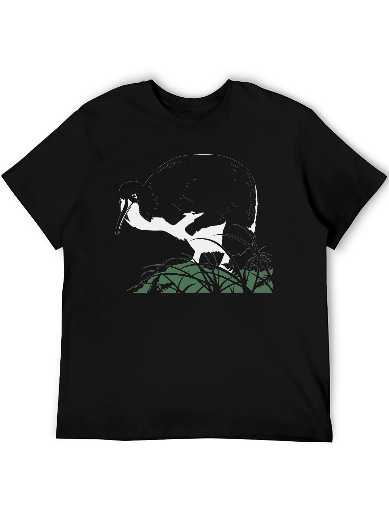Black Black T-Shirt with Ibis Design view 5