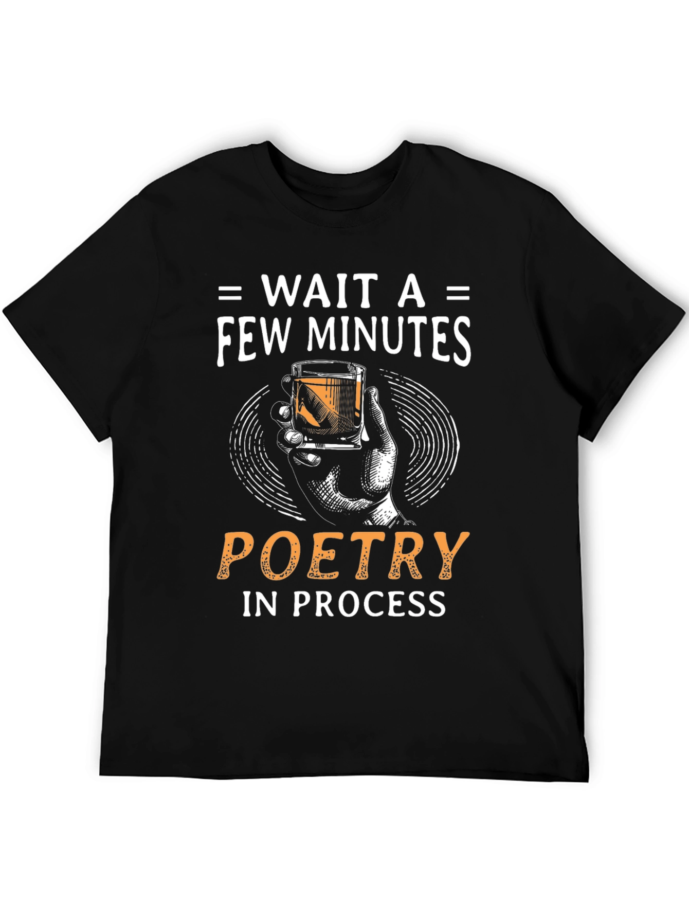 Black Poetry in Process Whiskey T-Shirt view 5