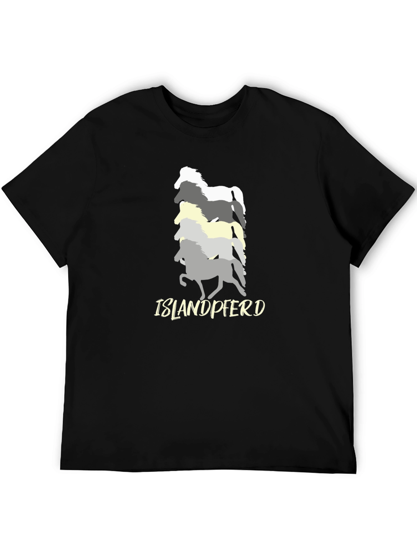 Islandpferd Horse Silhouette Graphic T-Shirt - 5