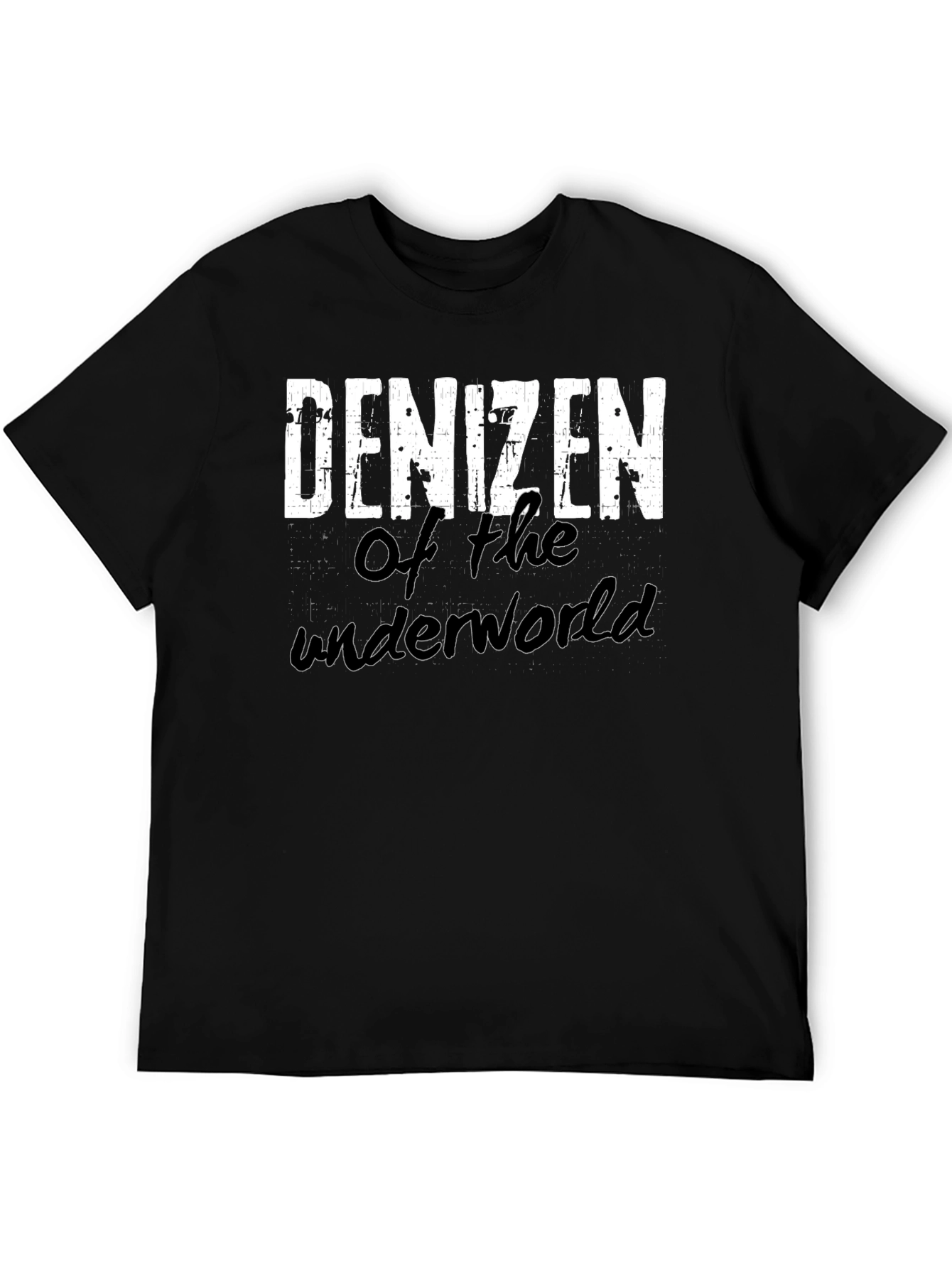 Black Denizen of the Underworld Graphic T-Shirt view 5