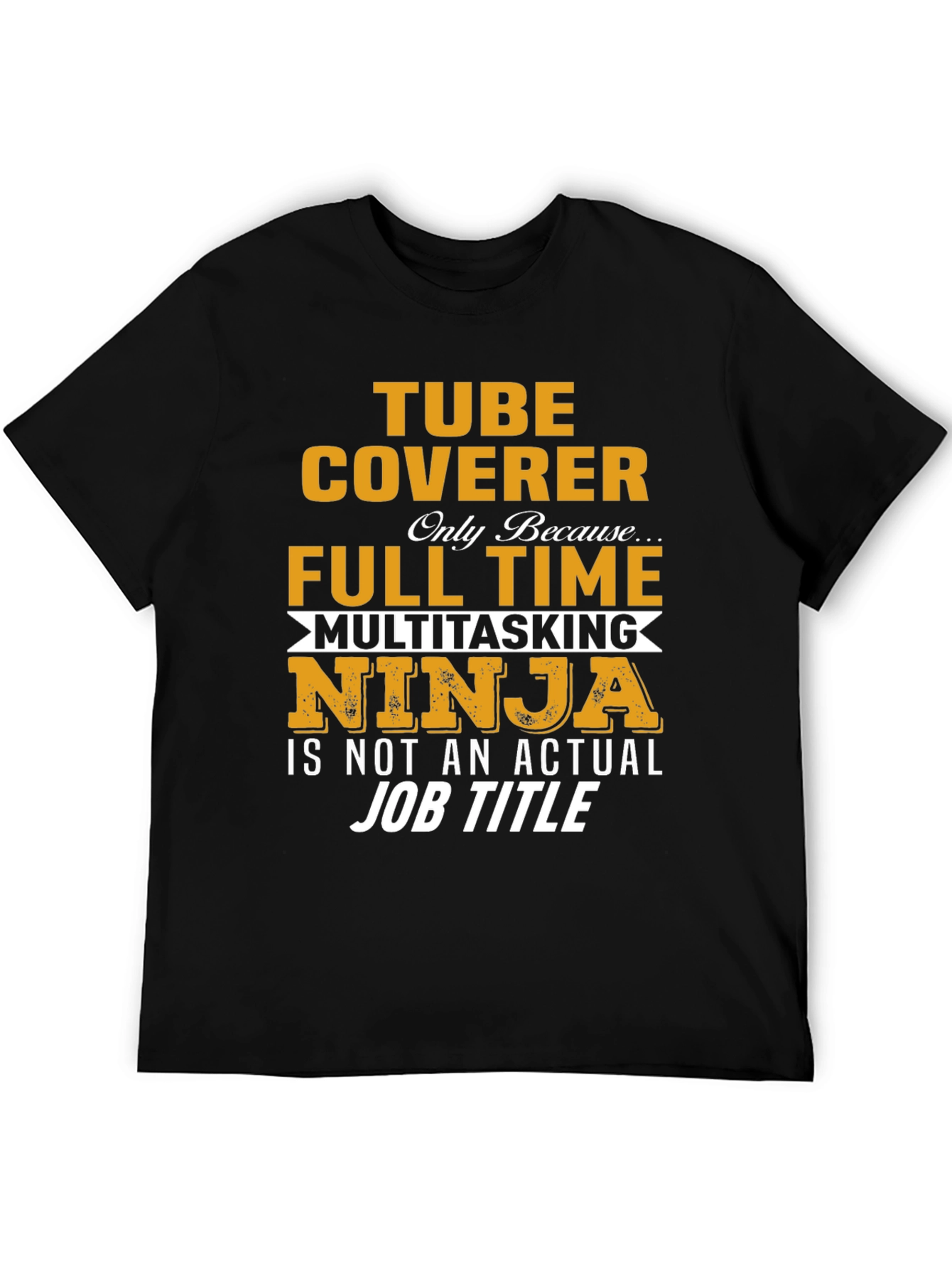 Black Tube Coverer Ninja Graphic Tee view 5