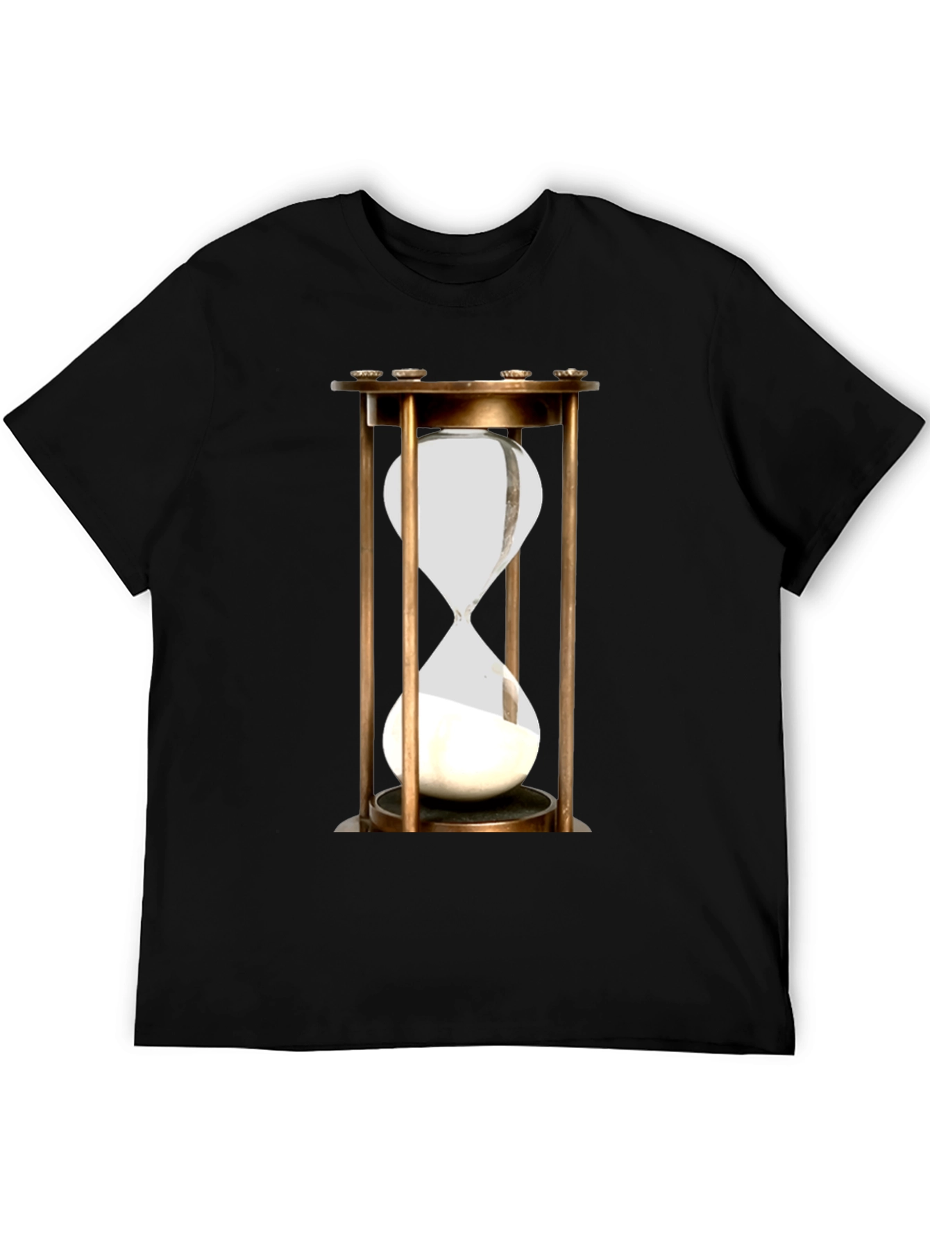 Black Hourglass Graphic T-Shirt - Timeless Style view 5