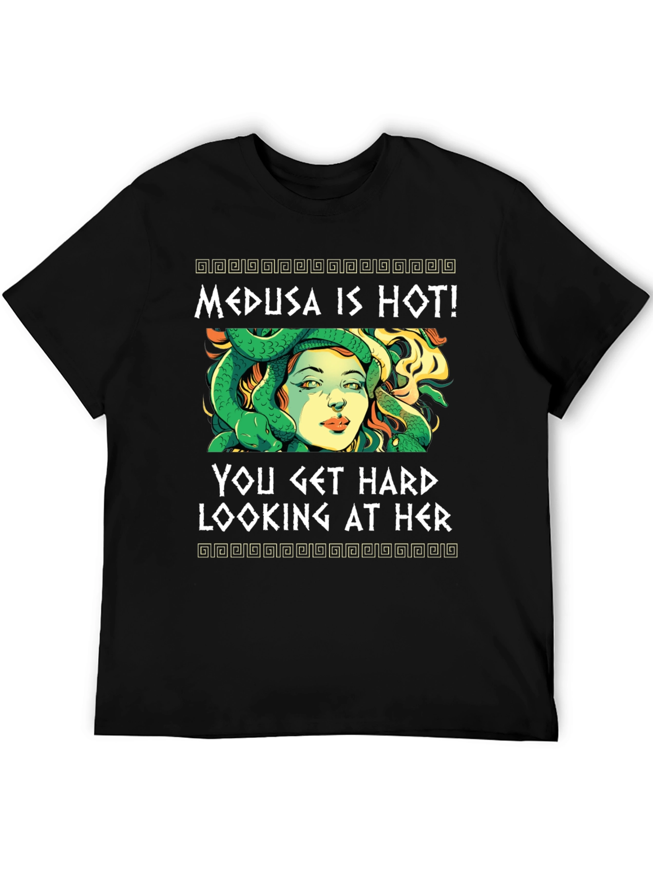 Black Medusa is Hot! Graphic Tee view 5