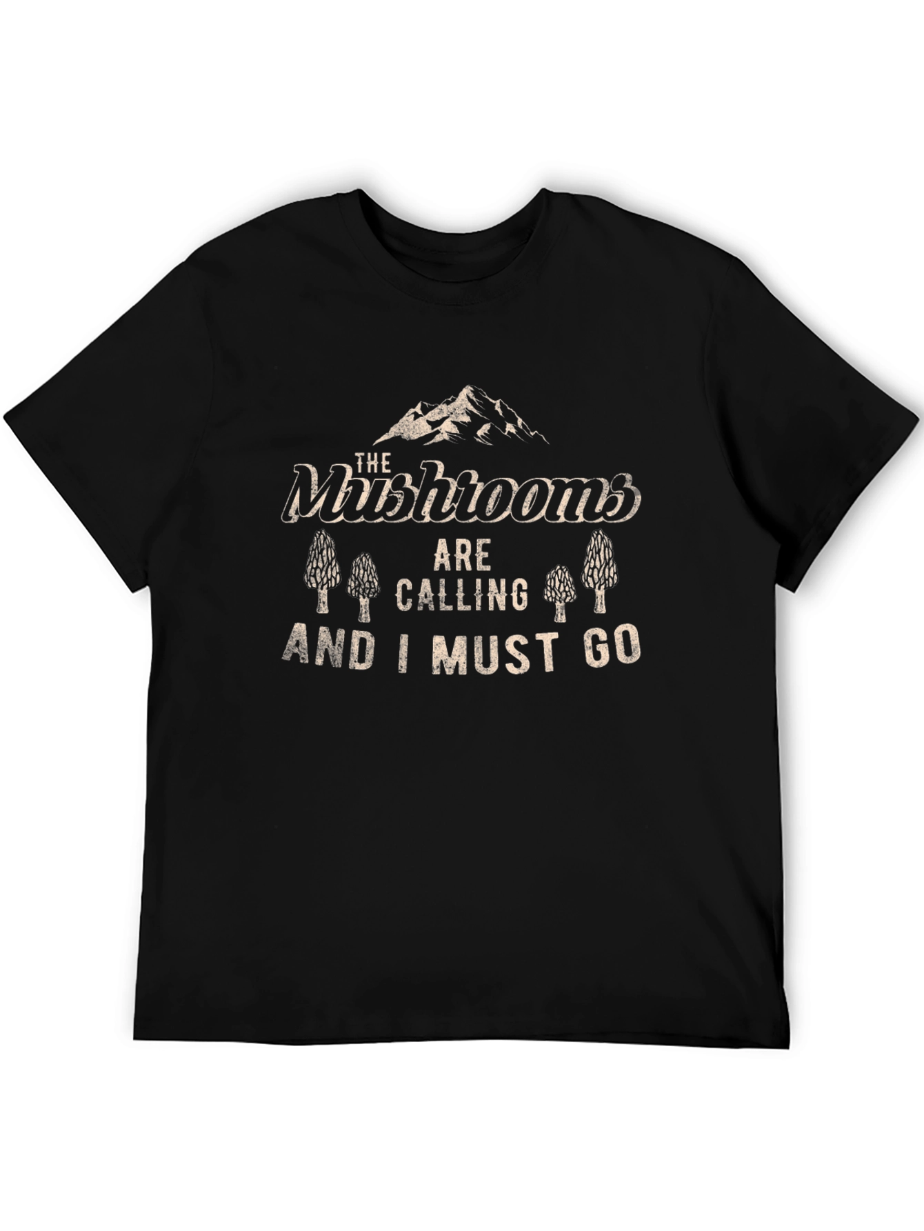 Mushroom Lover's T-Shirt: "The Mushrooms are Calling" - 5