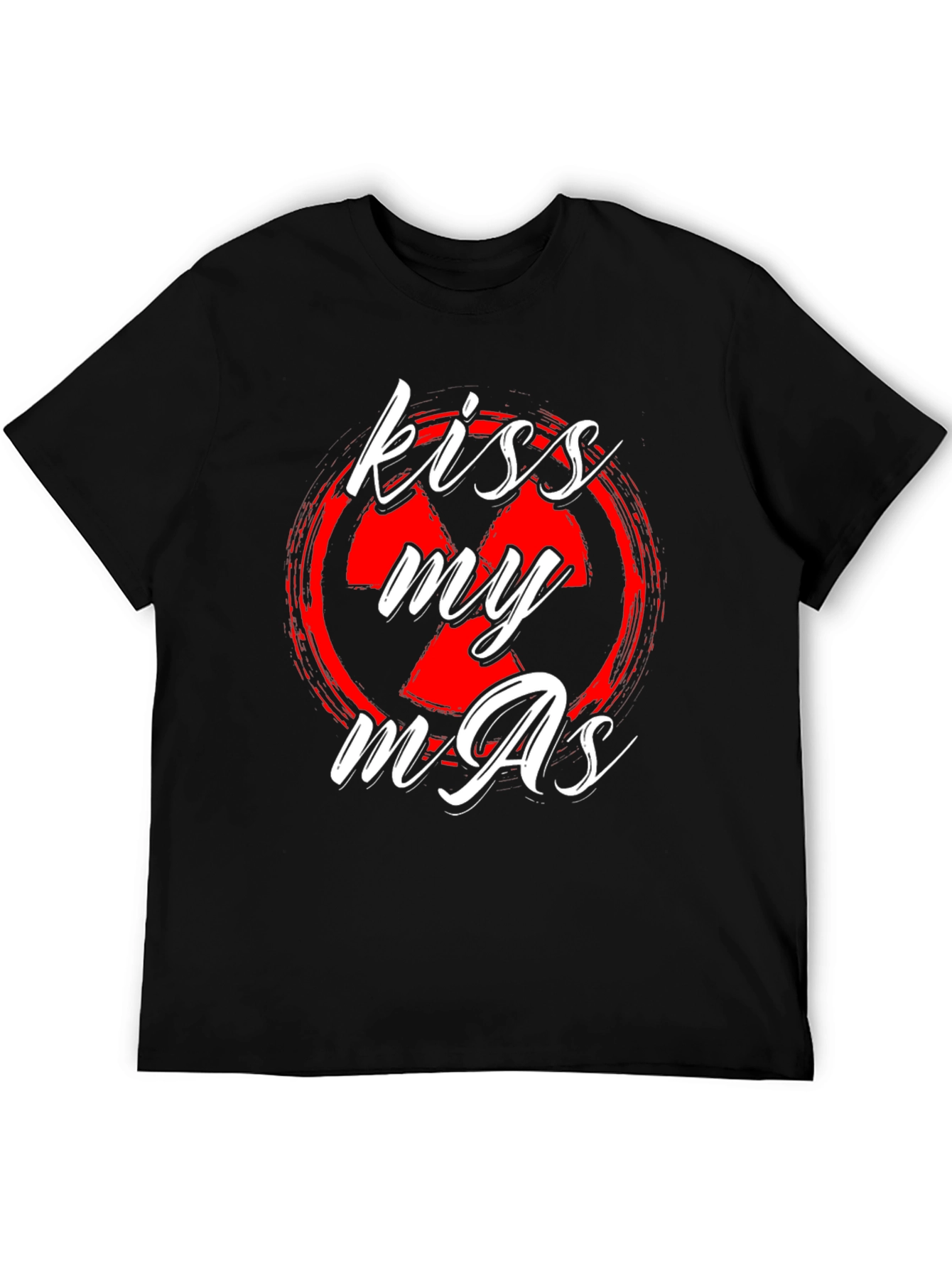 Black Kiss My AS T-Shirt - Black Novelty Tee view 5