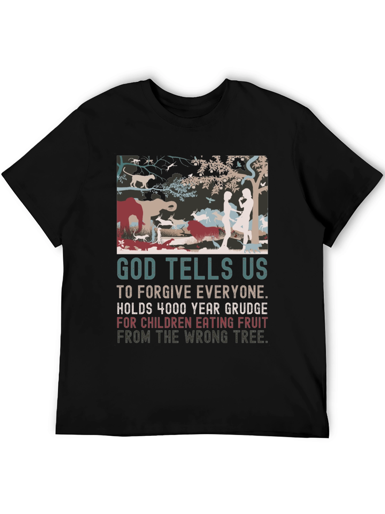 Black God Tells Us T-Shirt view 5