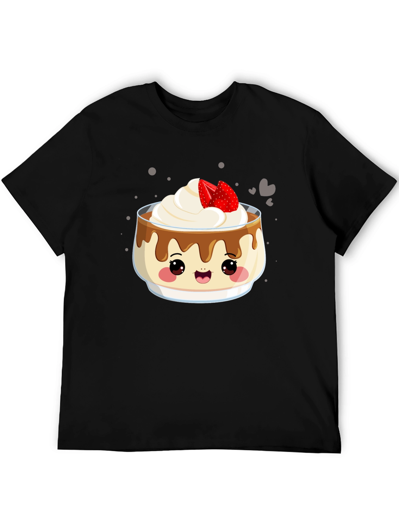 Black Kawaii Dessert T-Shirt: Sweet Treat Style! view 5