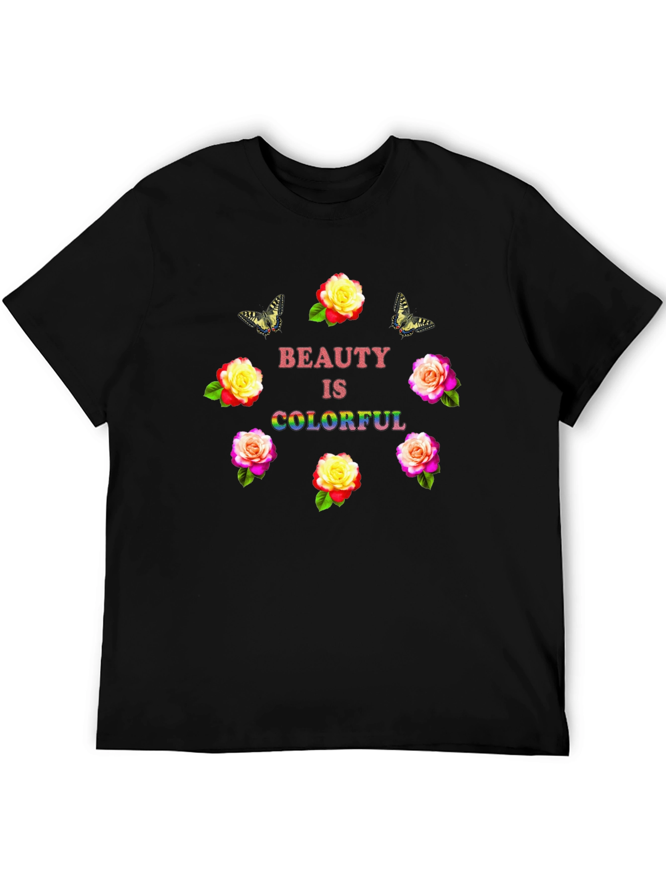 Black Beauty Is Colorful Graphic Tee view 5