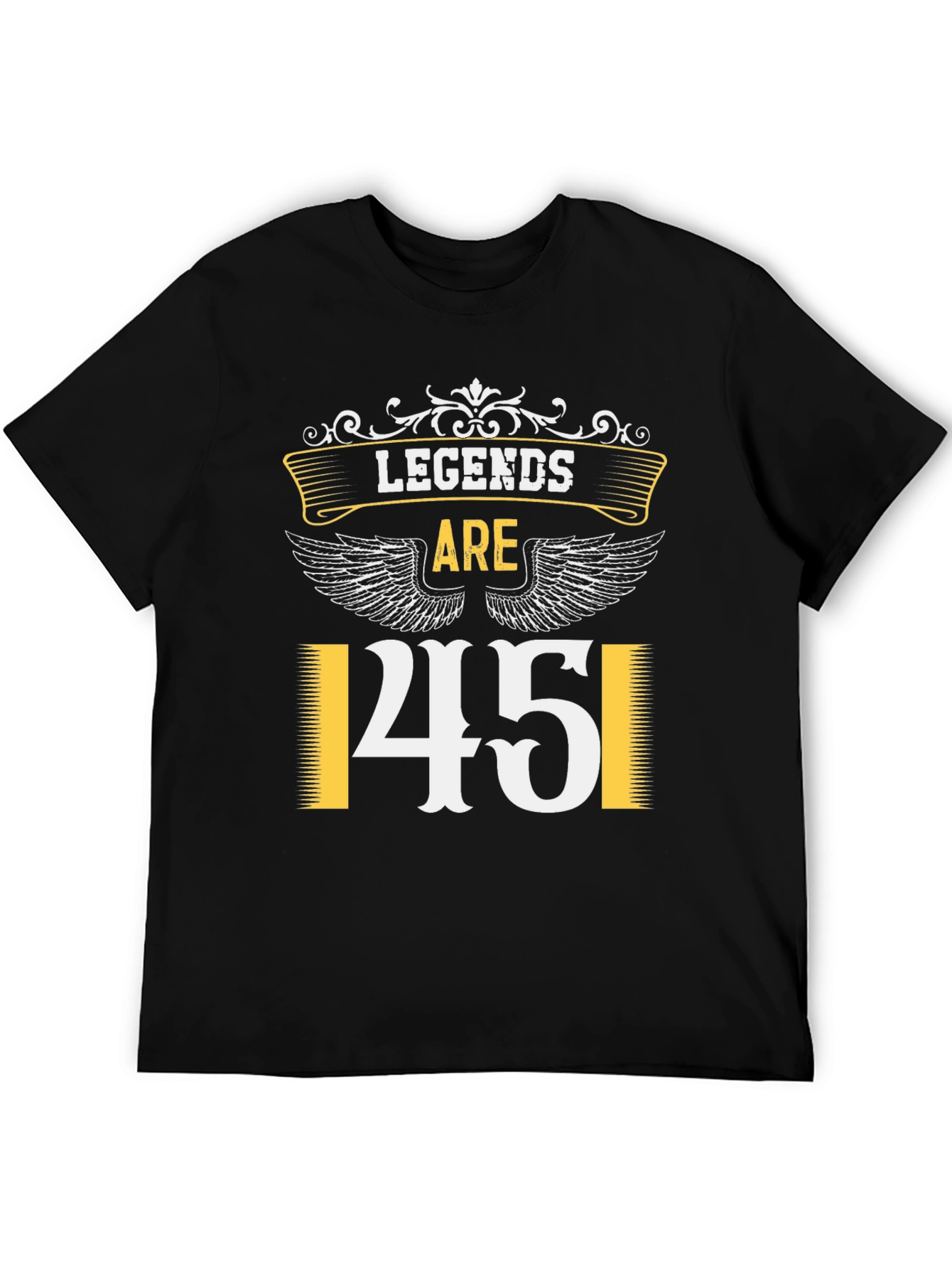 Black Legends Are 45 T-Shirt view 5