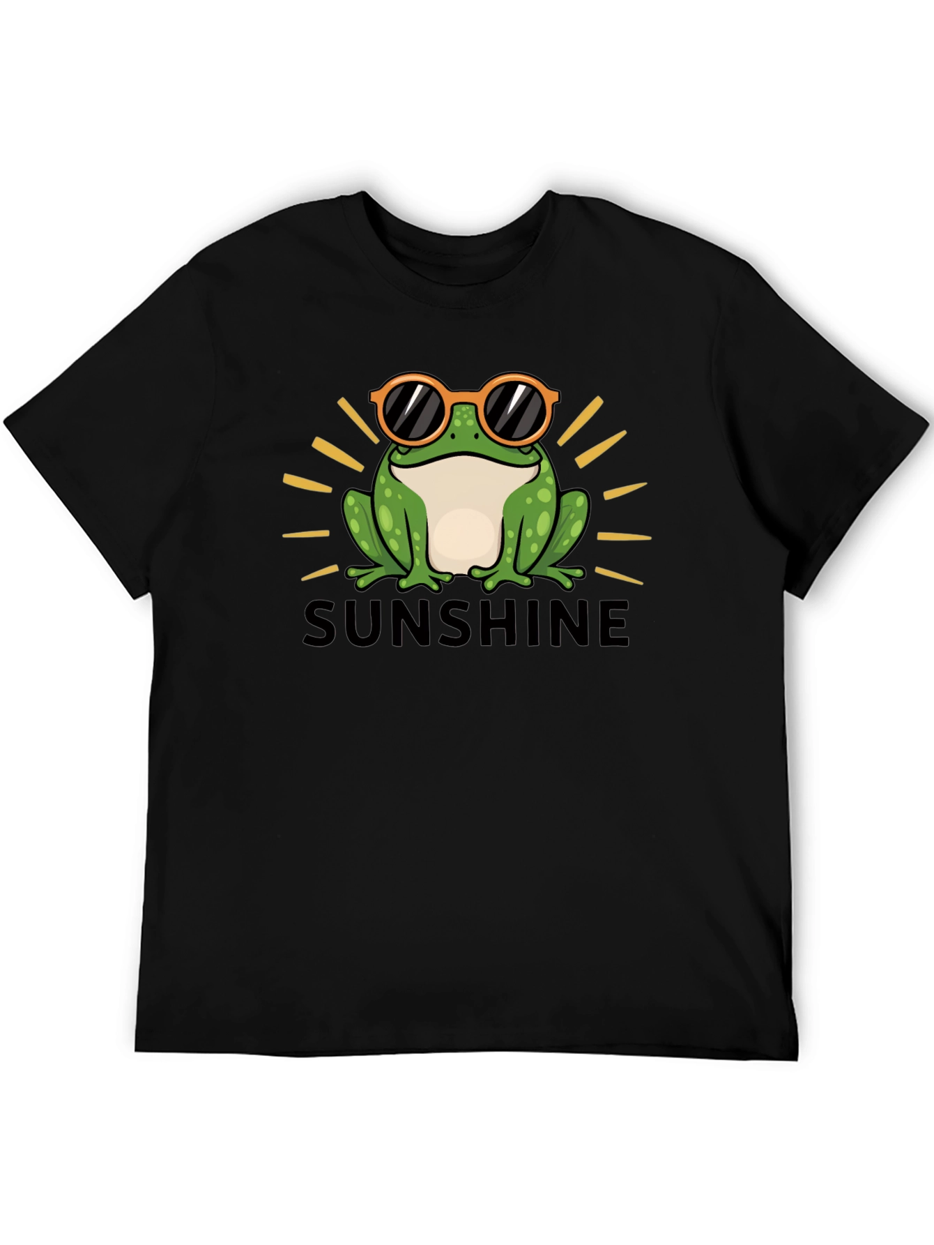 Black Sunshine Frog T-Shirt view 5