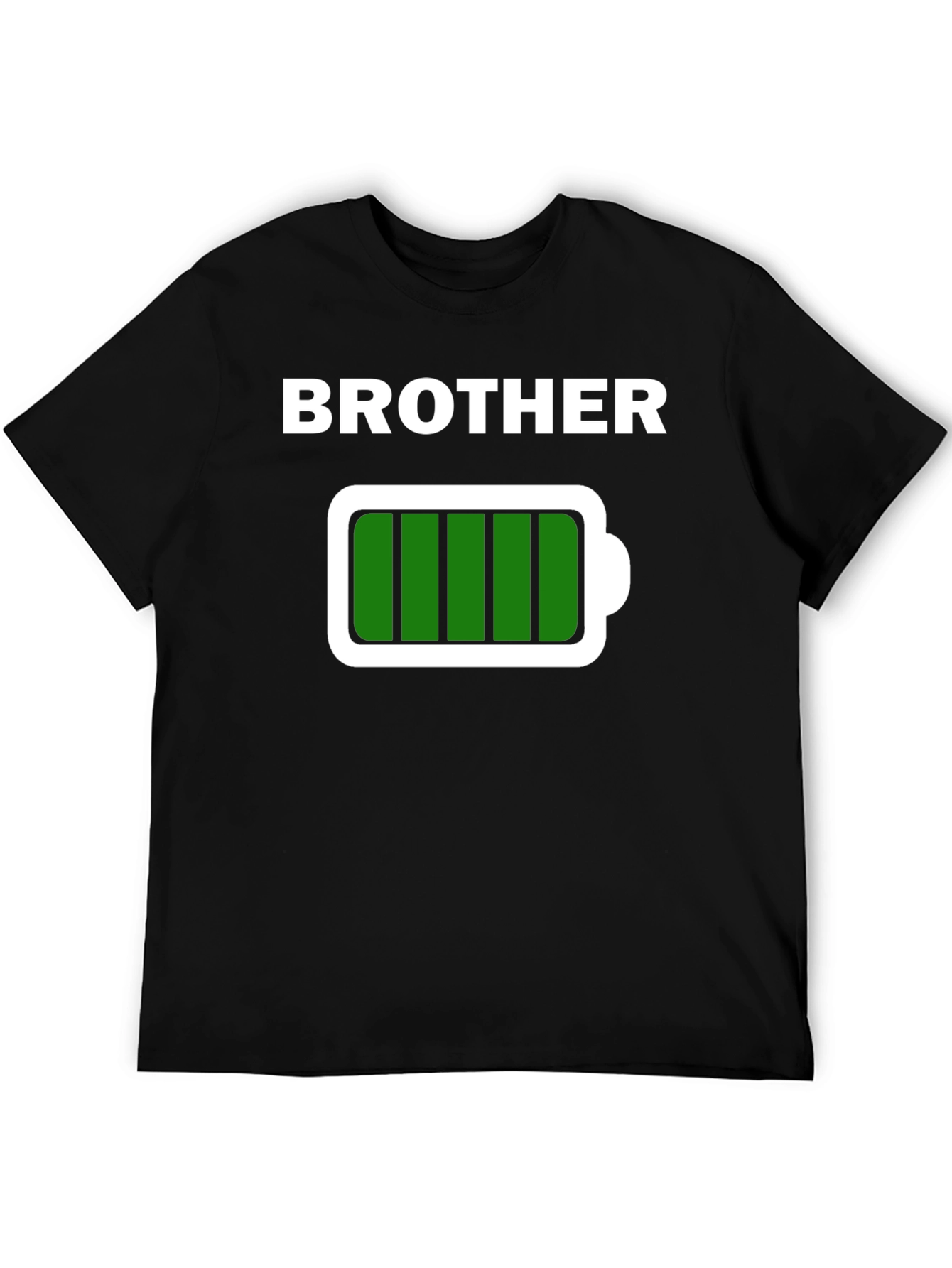 Black Brother Full Battery T-Shirt - Black view 5