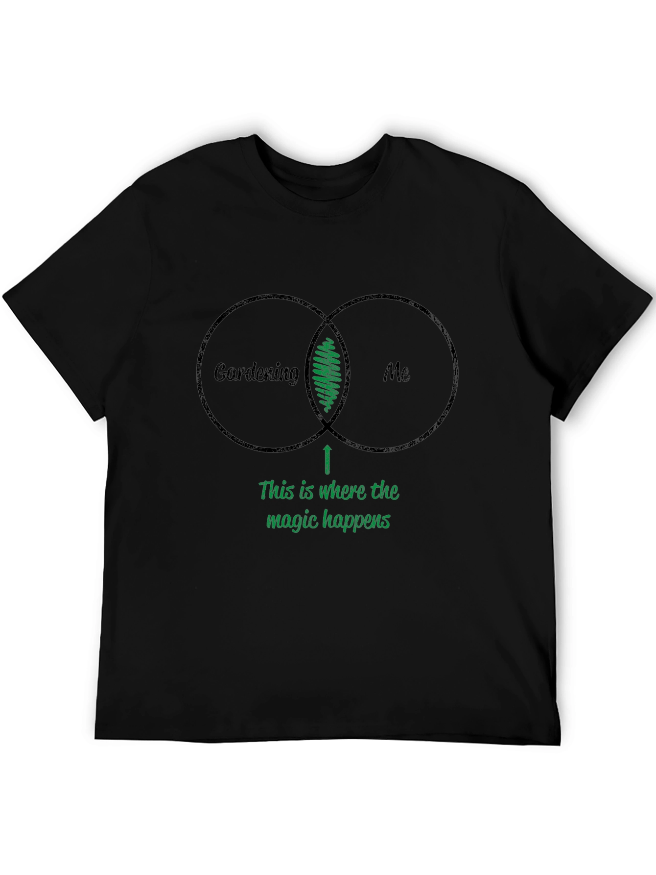 Gardening & Me Venn Diagram T-Shirt - 5