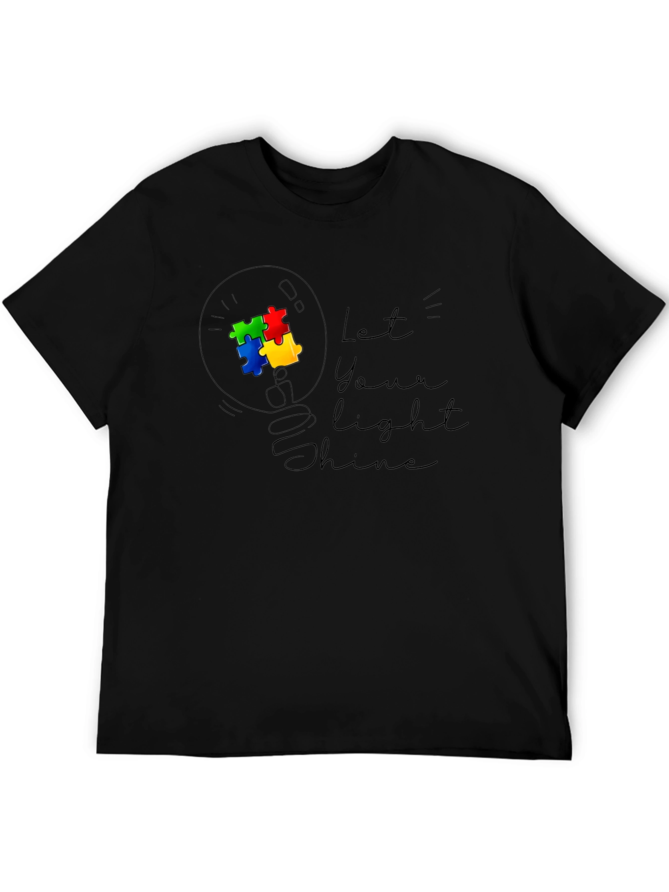 Autism Awareness T-Shirt - Let Your Light Shine - 5