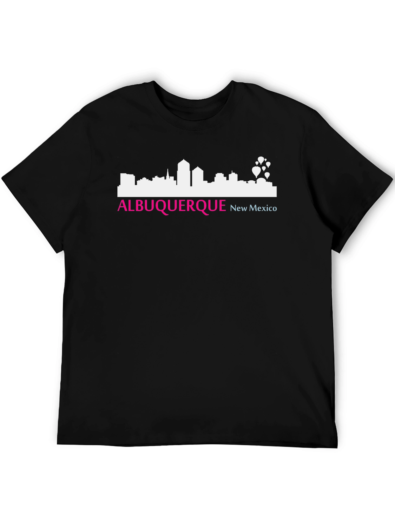 Albuquerque New Mexico Skyline Graphic T-Shirt - 5