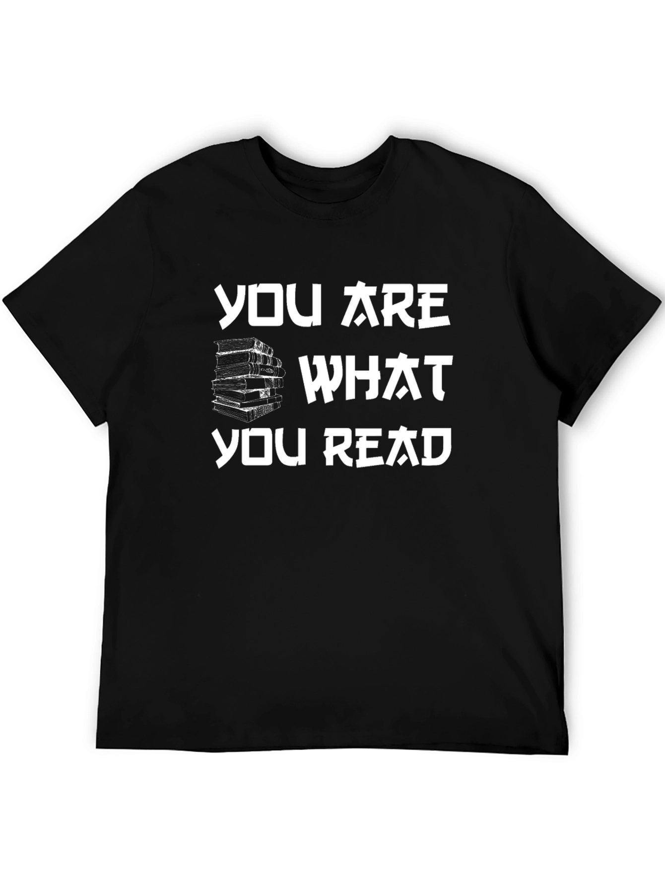 Black You Are What You Read Black Graphic Tee view 5