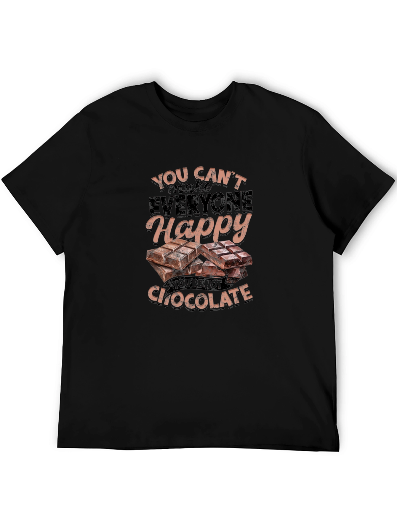 Black Chocolate Lover Graphic T-Shirt view 5
