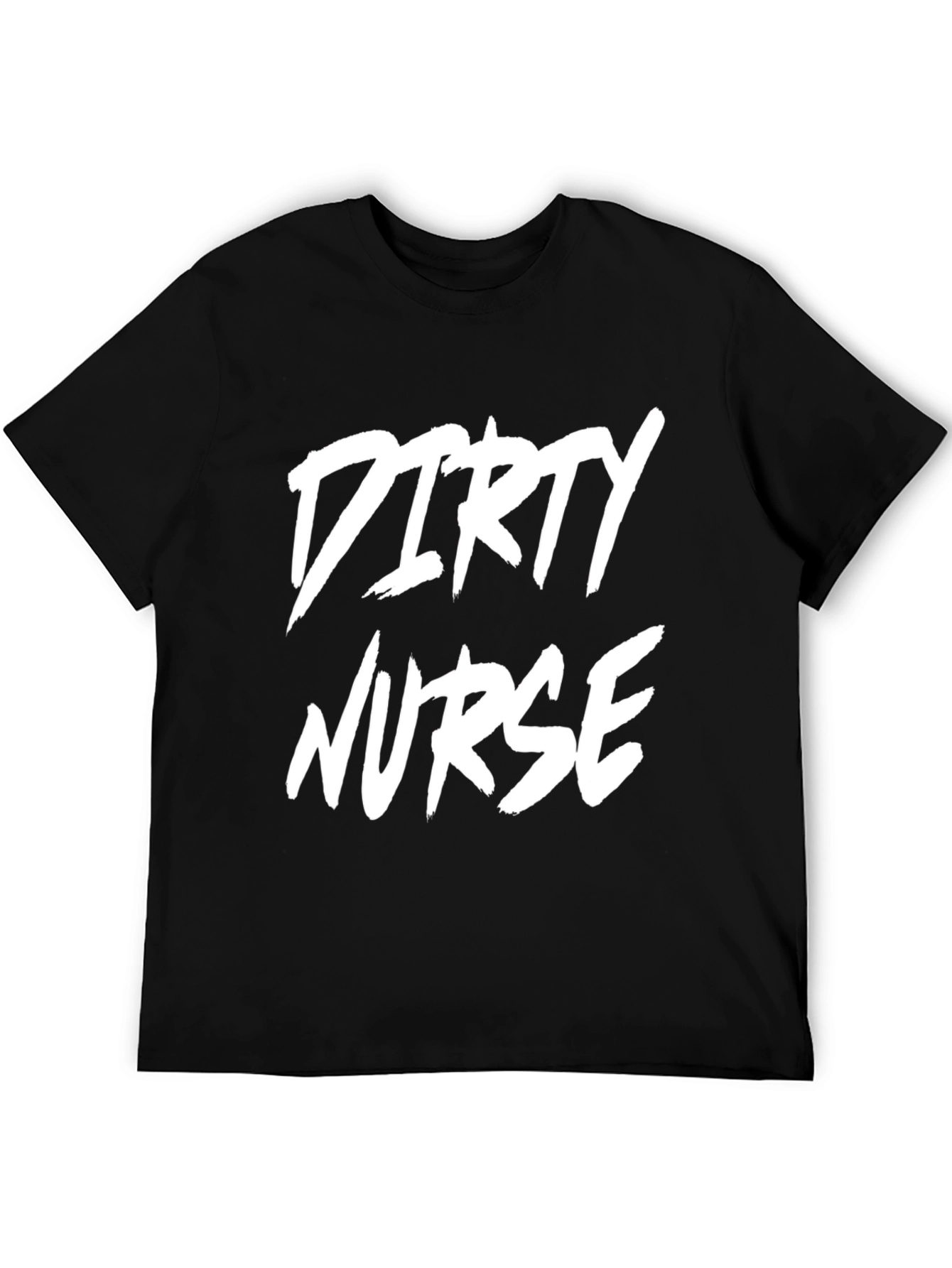 Black Dirty Nurse Graphic Black T-Shirt view 5