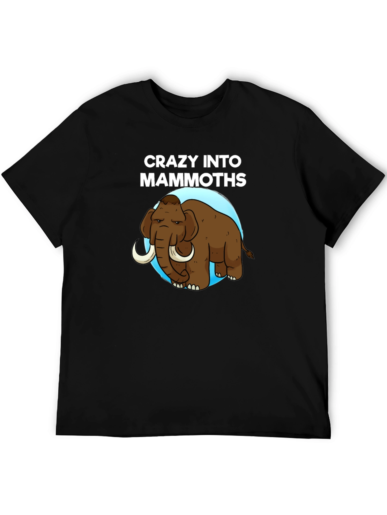Black Crazy into Mammoths T-Shirt view 5