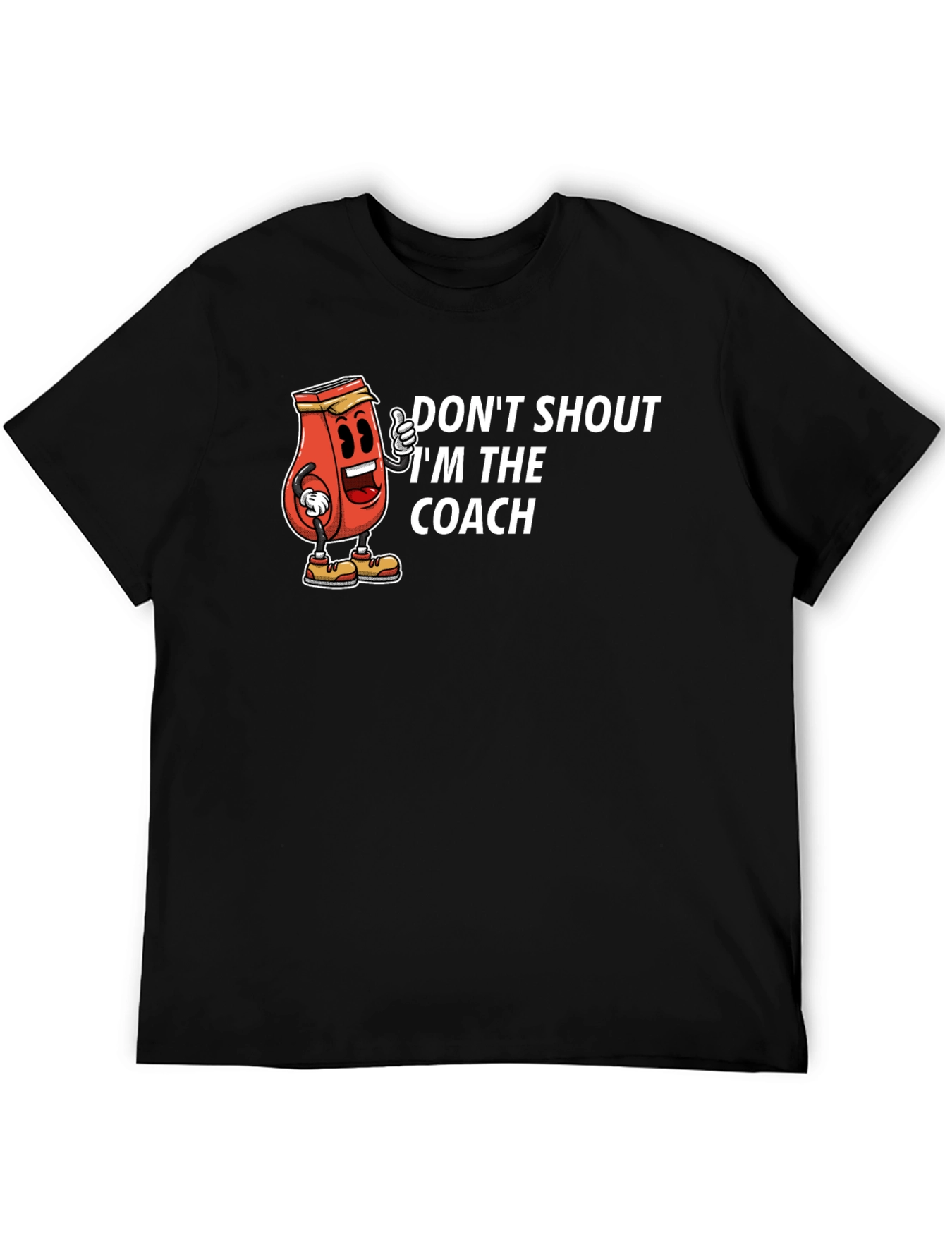 Black Don't Shout I'm The Coach T-Shirt view 5