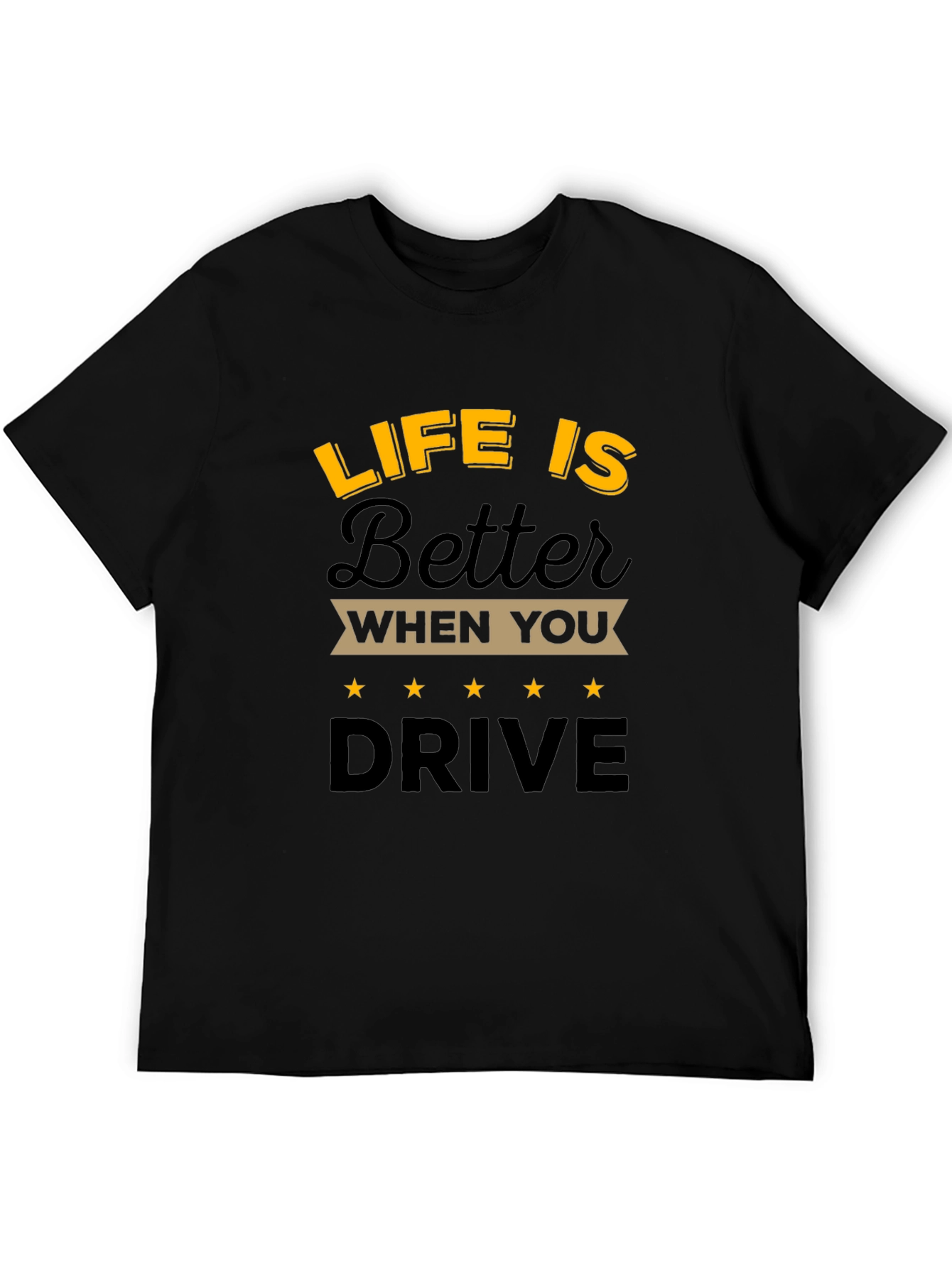 Black Life is Better When You Drive T-Shirt view 5