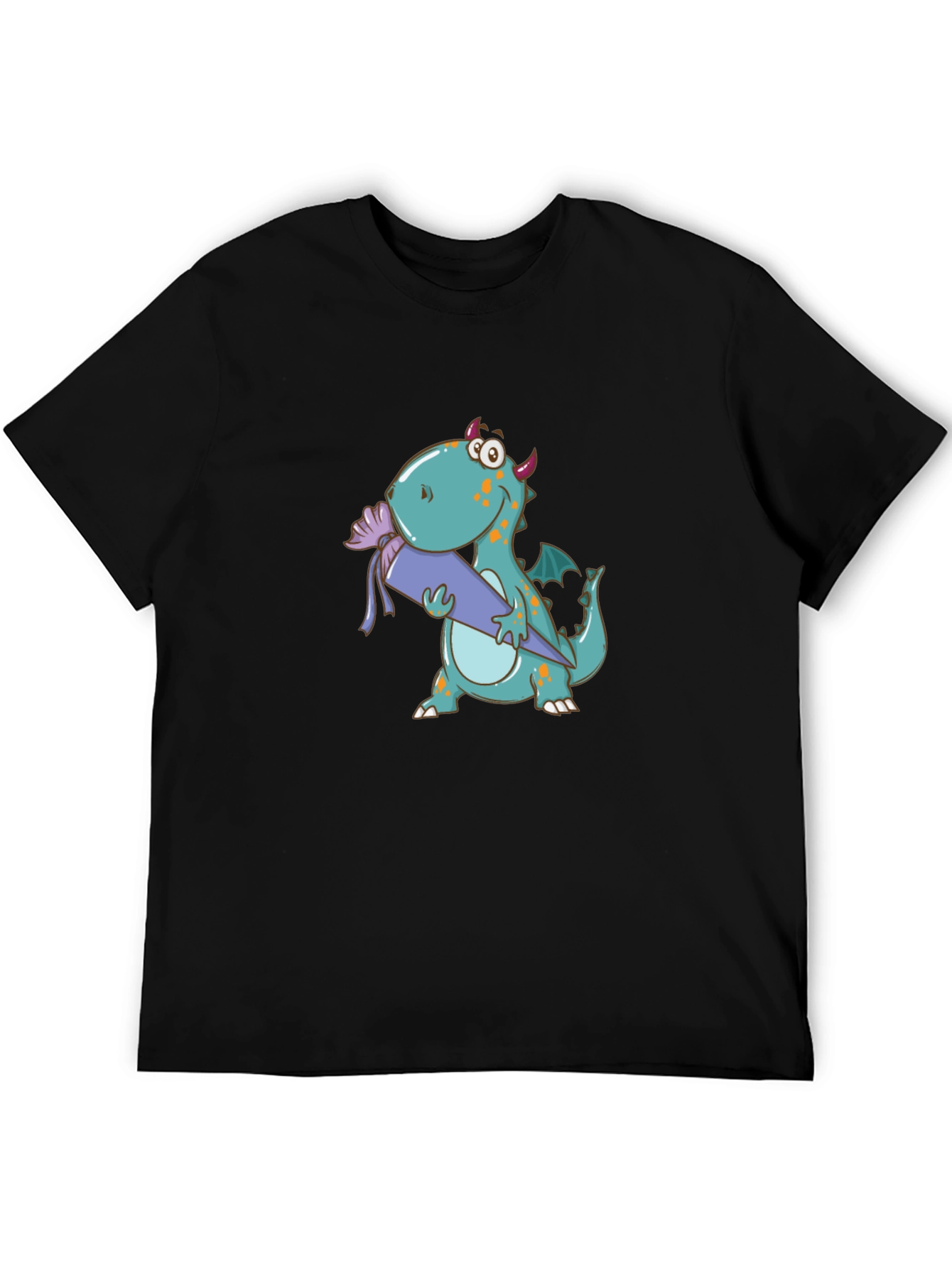 Black Dragon School Cone T-Shirt view 5