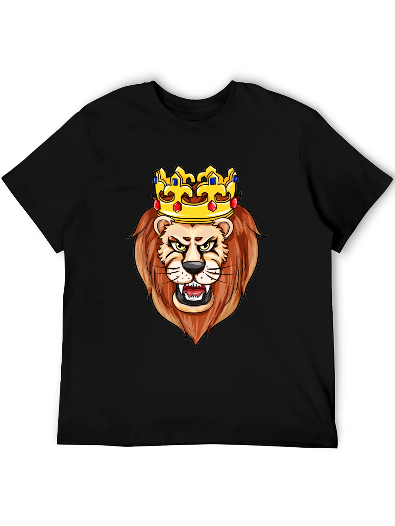 Black Lion King Graphic T-Shirt view 5
