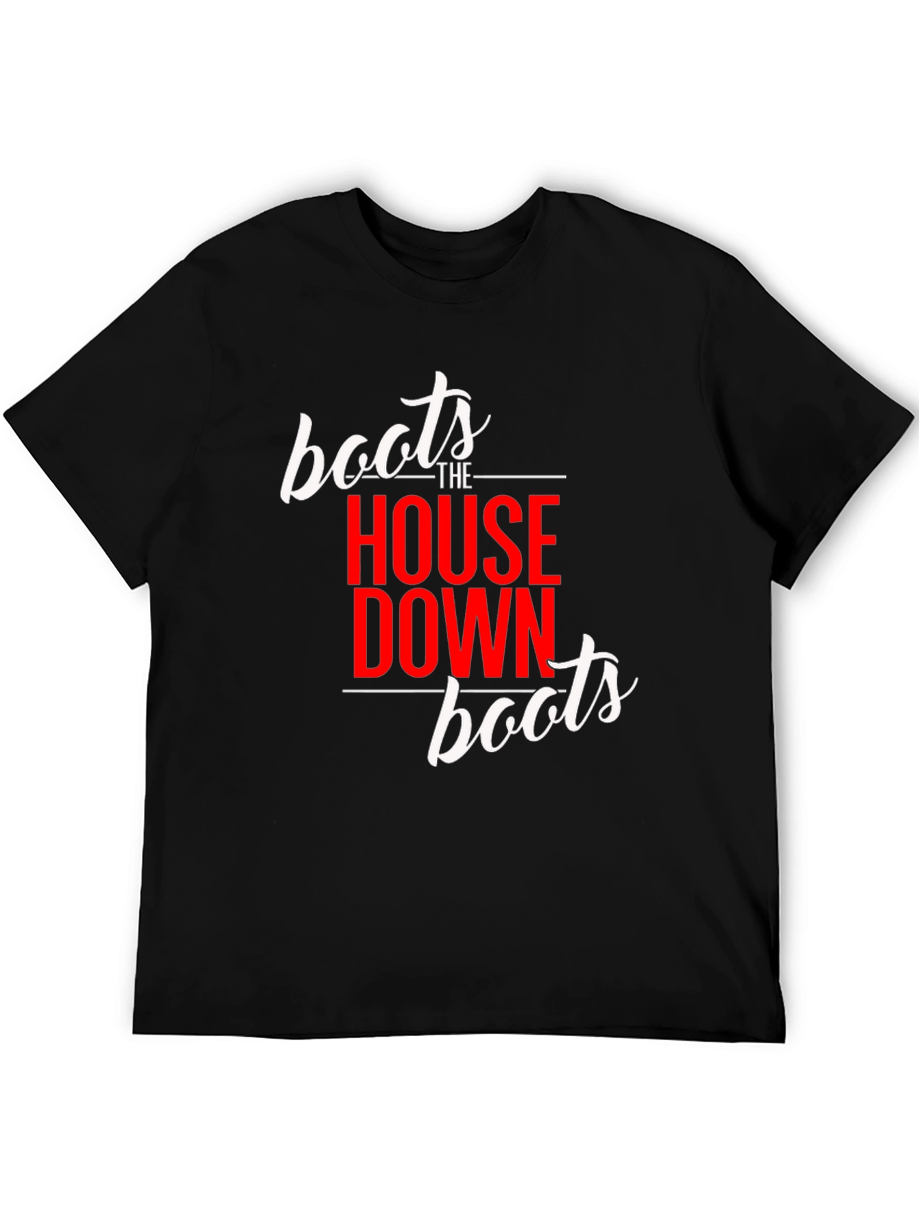 Black Boots The House Down Unisex T-Shirt view 5