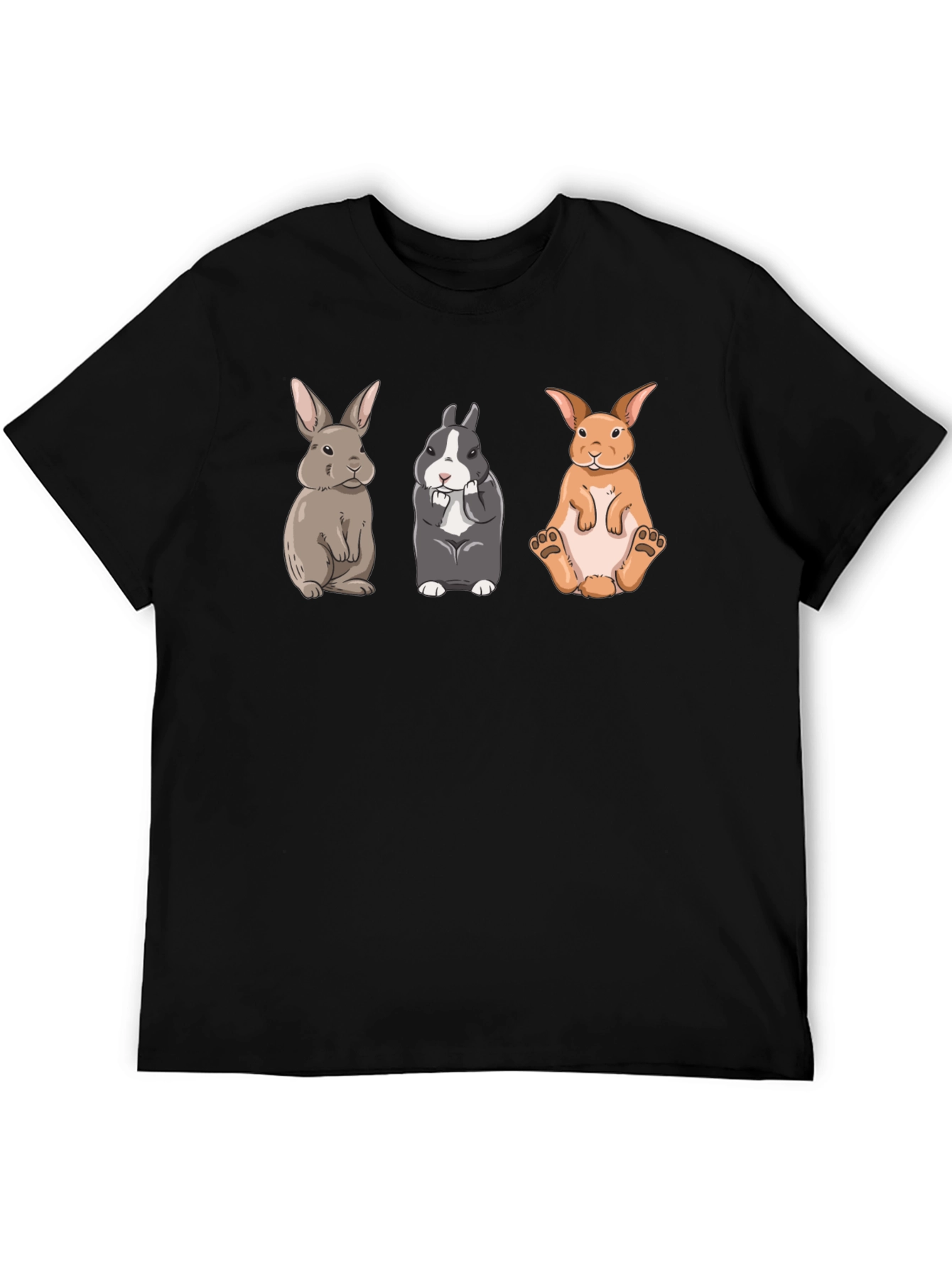 Black Rabbit Trio Graphic Tee view 5