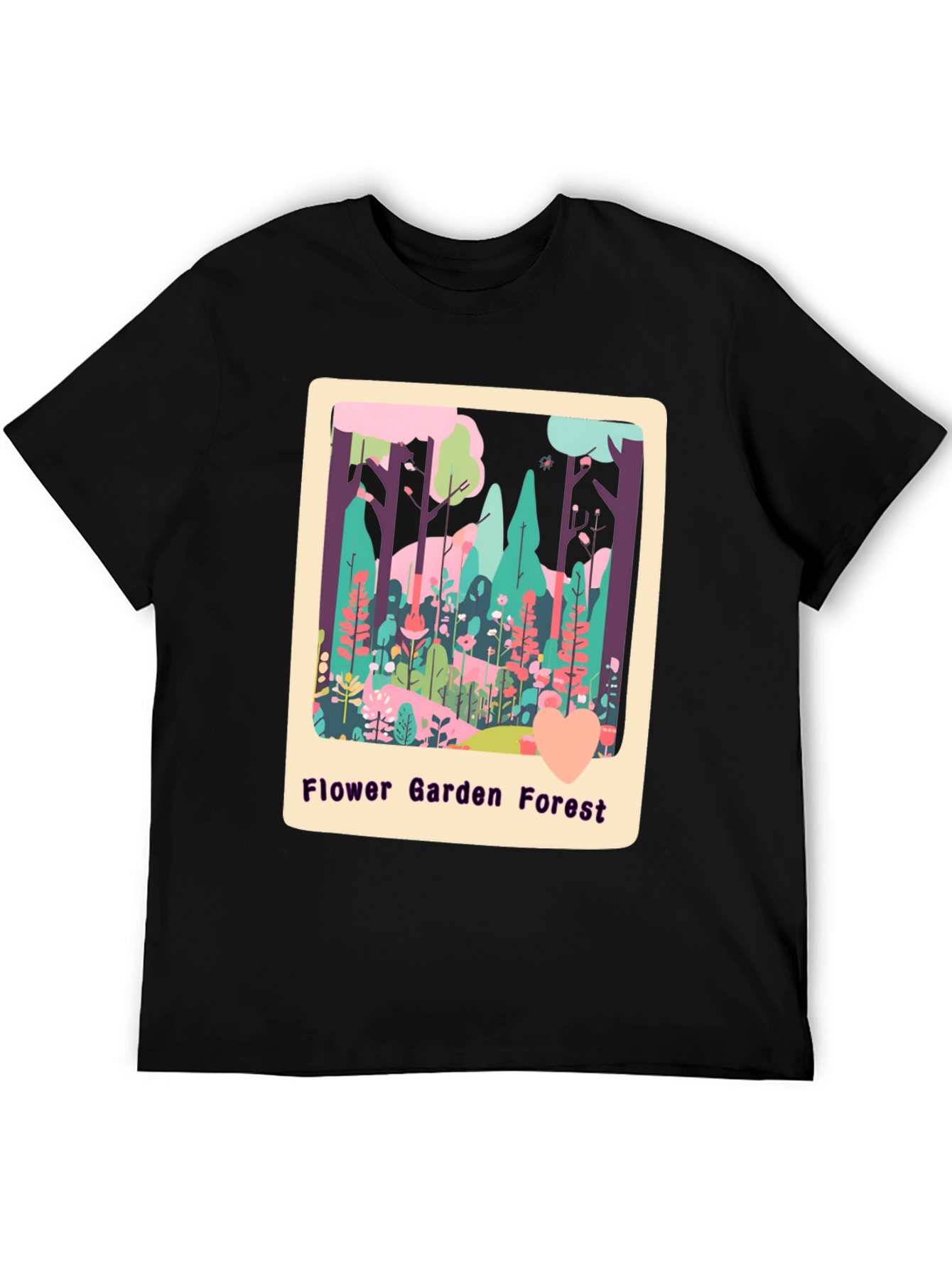 Flower Garden Forest Graphic Tee - 5