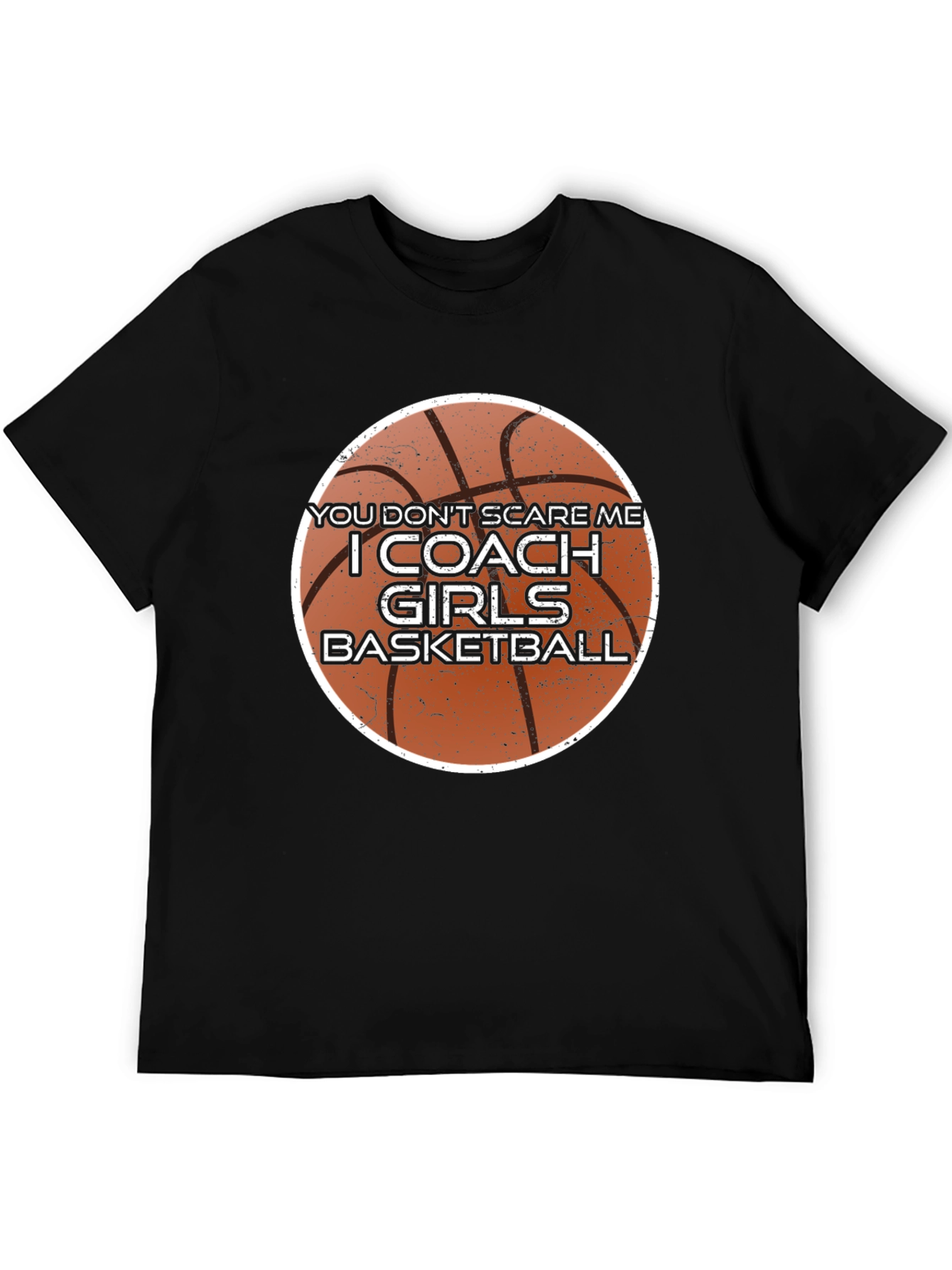 Black Girls Basketball Coach T-Shirt - Funny Design view 5