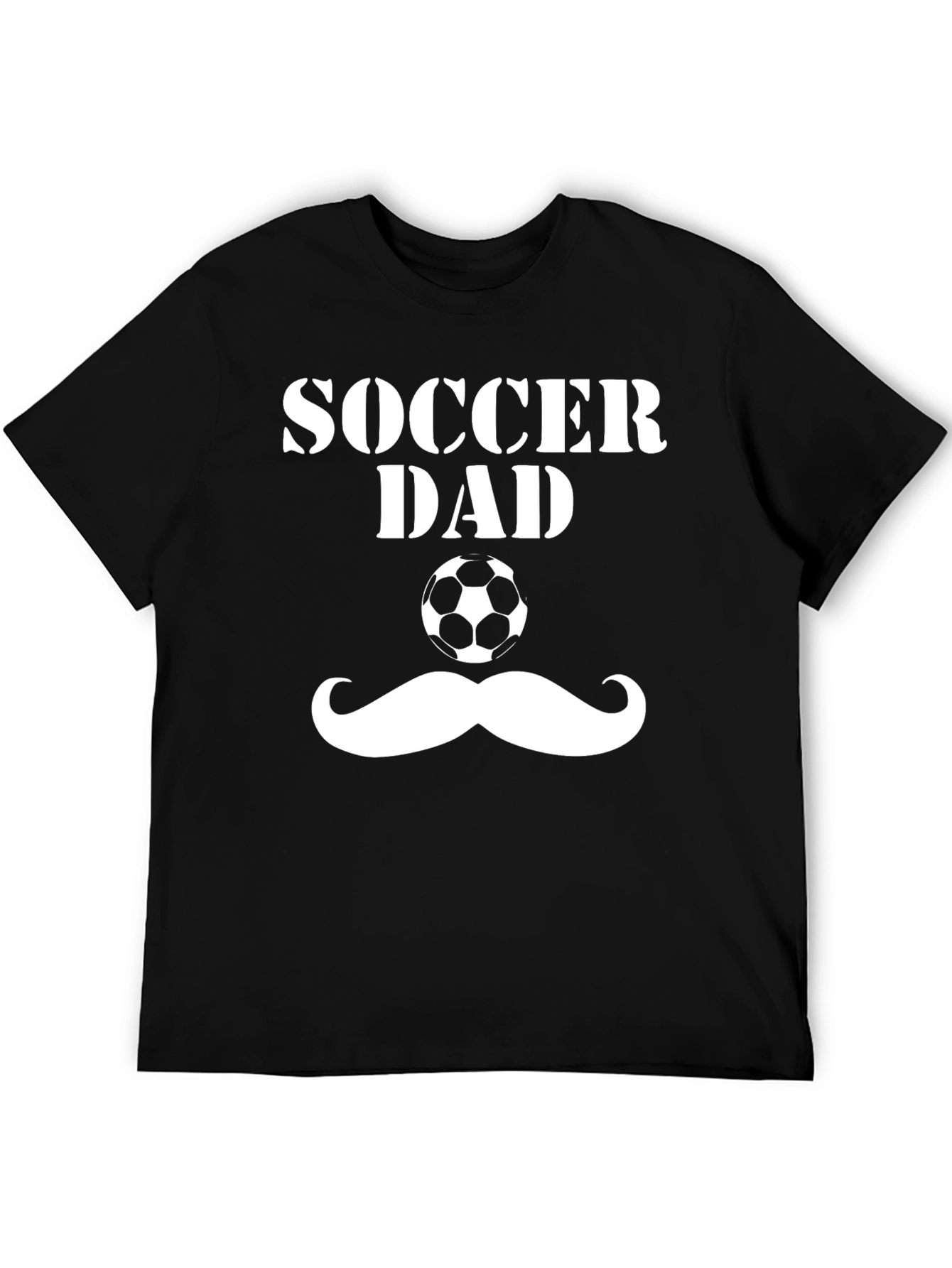 Soccer Dad T-Shirt Funny Mustache Football Tee - 5