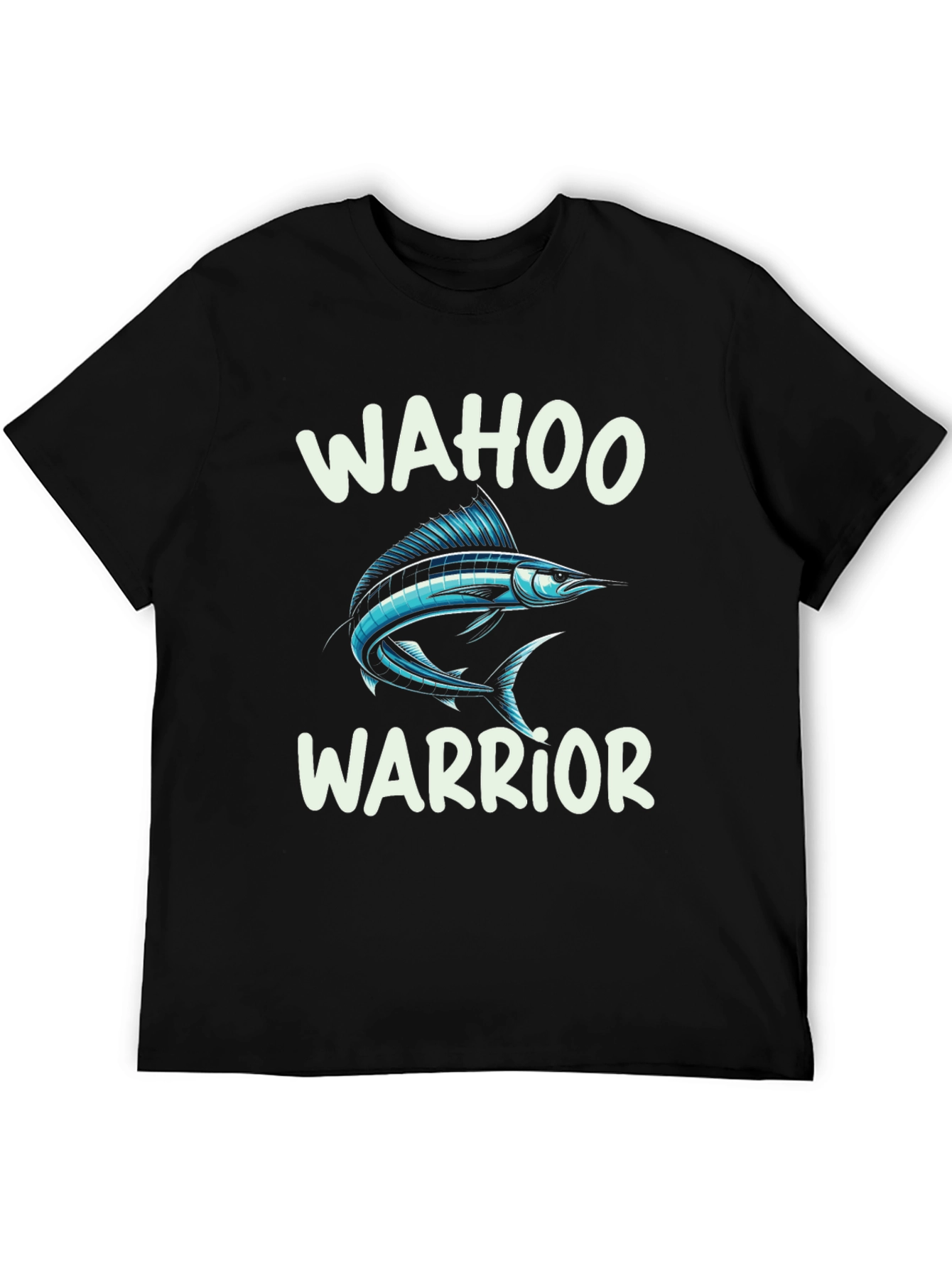 Black Wahoo Warrior Graphic T-Shirt view 5