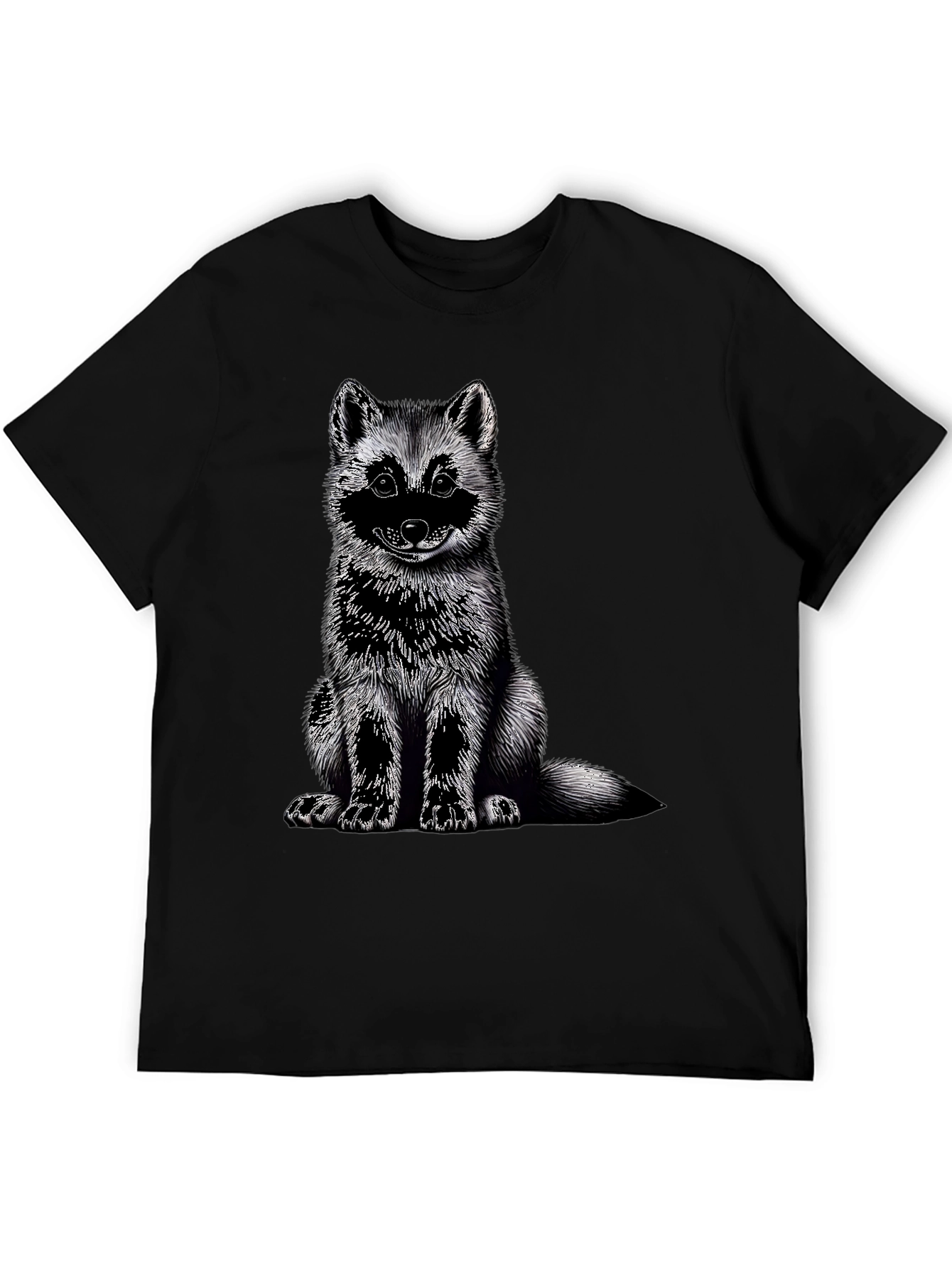Cute Raccoon Graphic Print T-Shirt - Soft & Stylish - 5