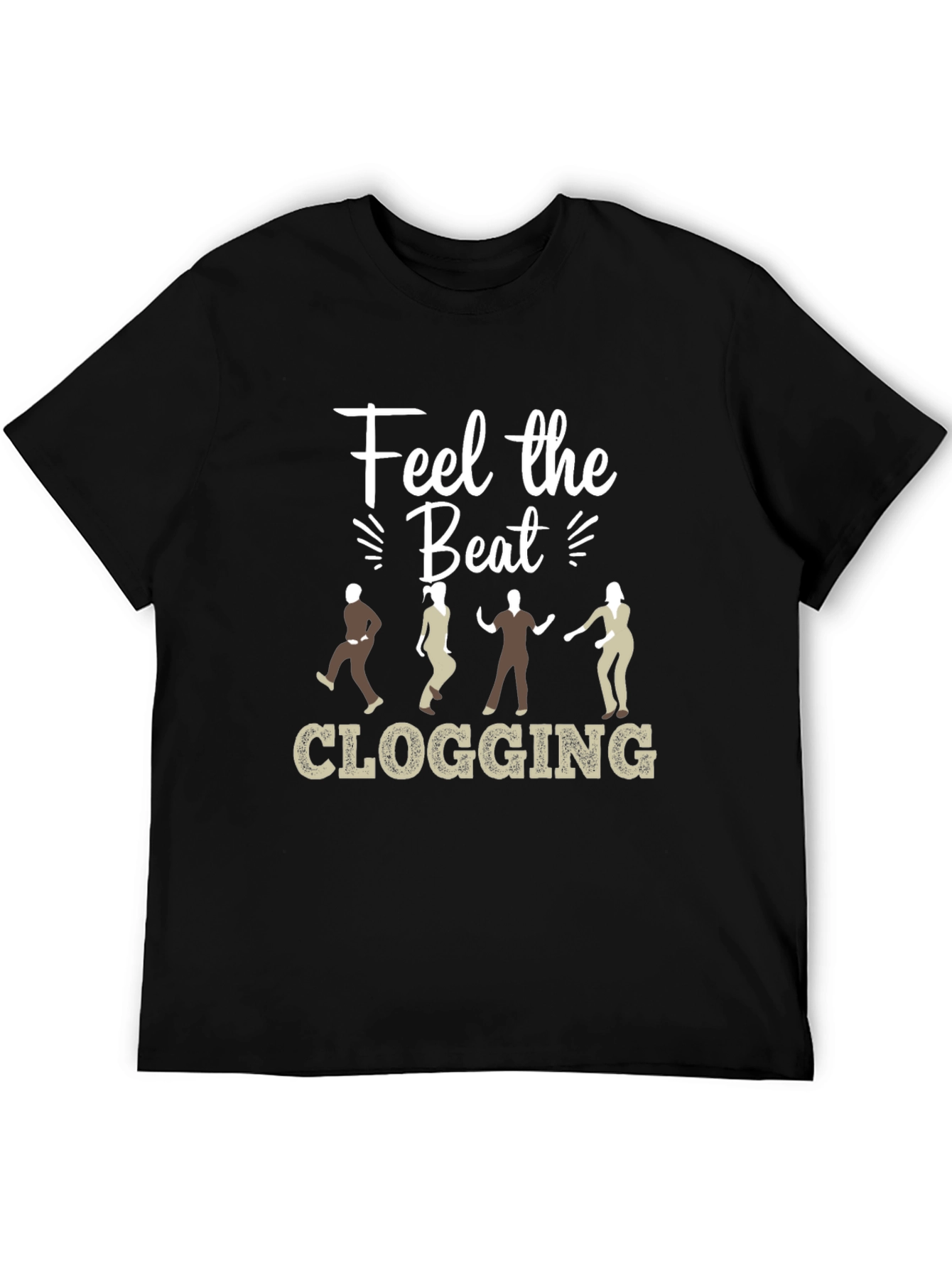 Black Feel the Beat Clogging T-Shirt view 5