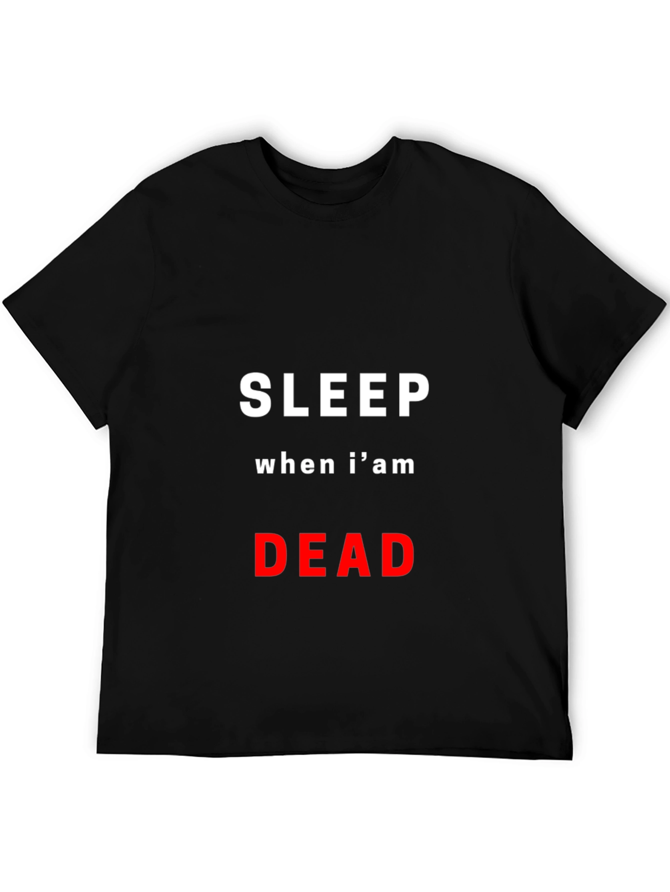 Black Sleep When I'm Dead Graphic T-Shirt view 5