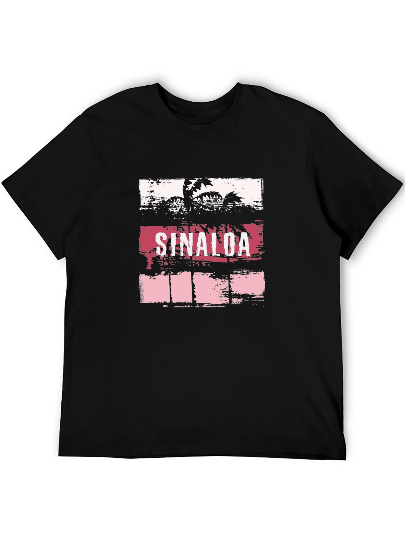 Sinaloa Palm Tree Graphic T-Shirt - Black - 5