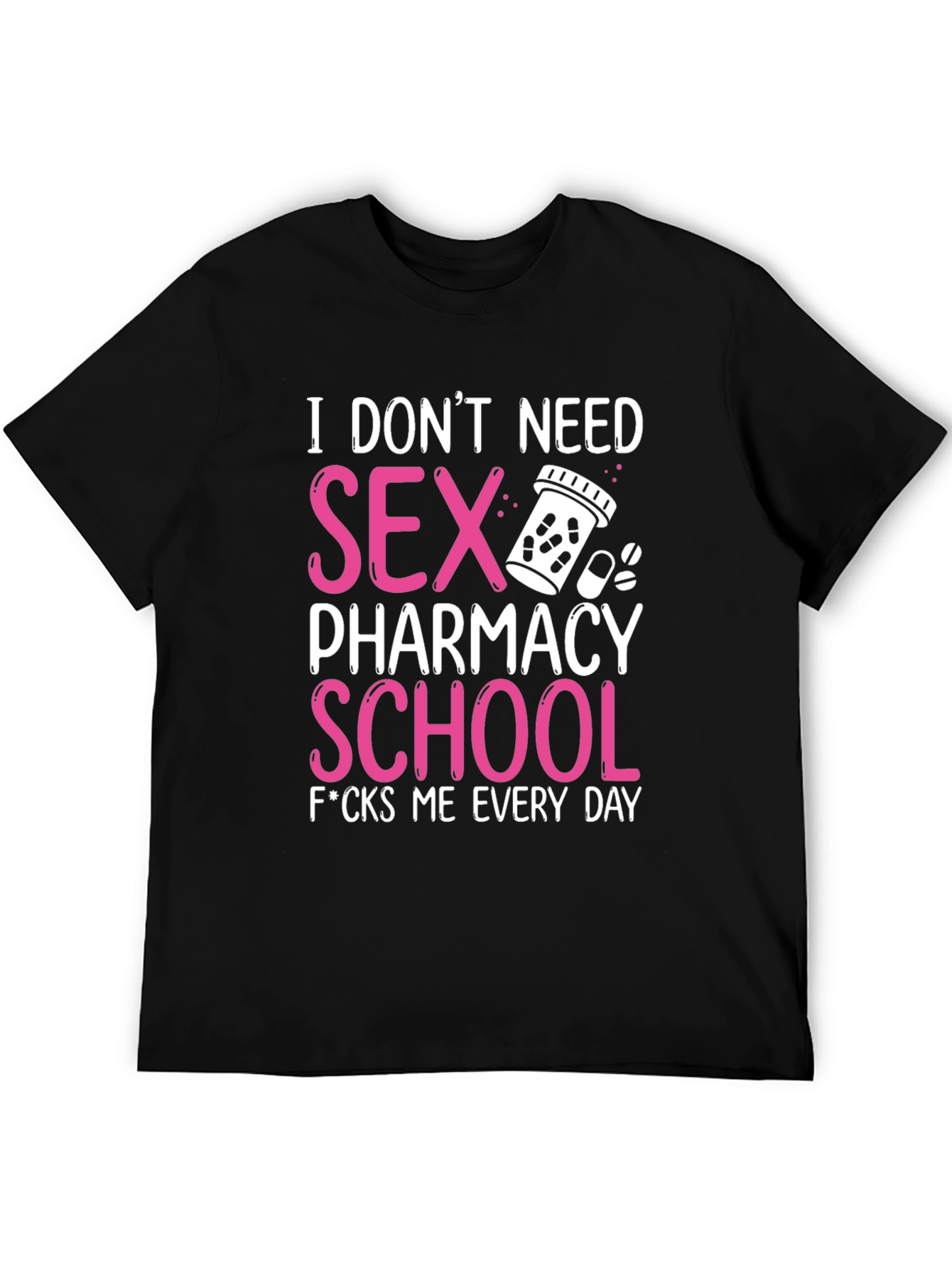 Black Pharmacy School Graphic Tee view 5