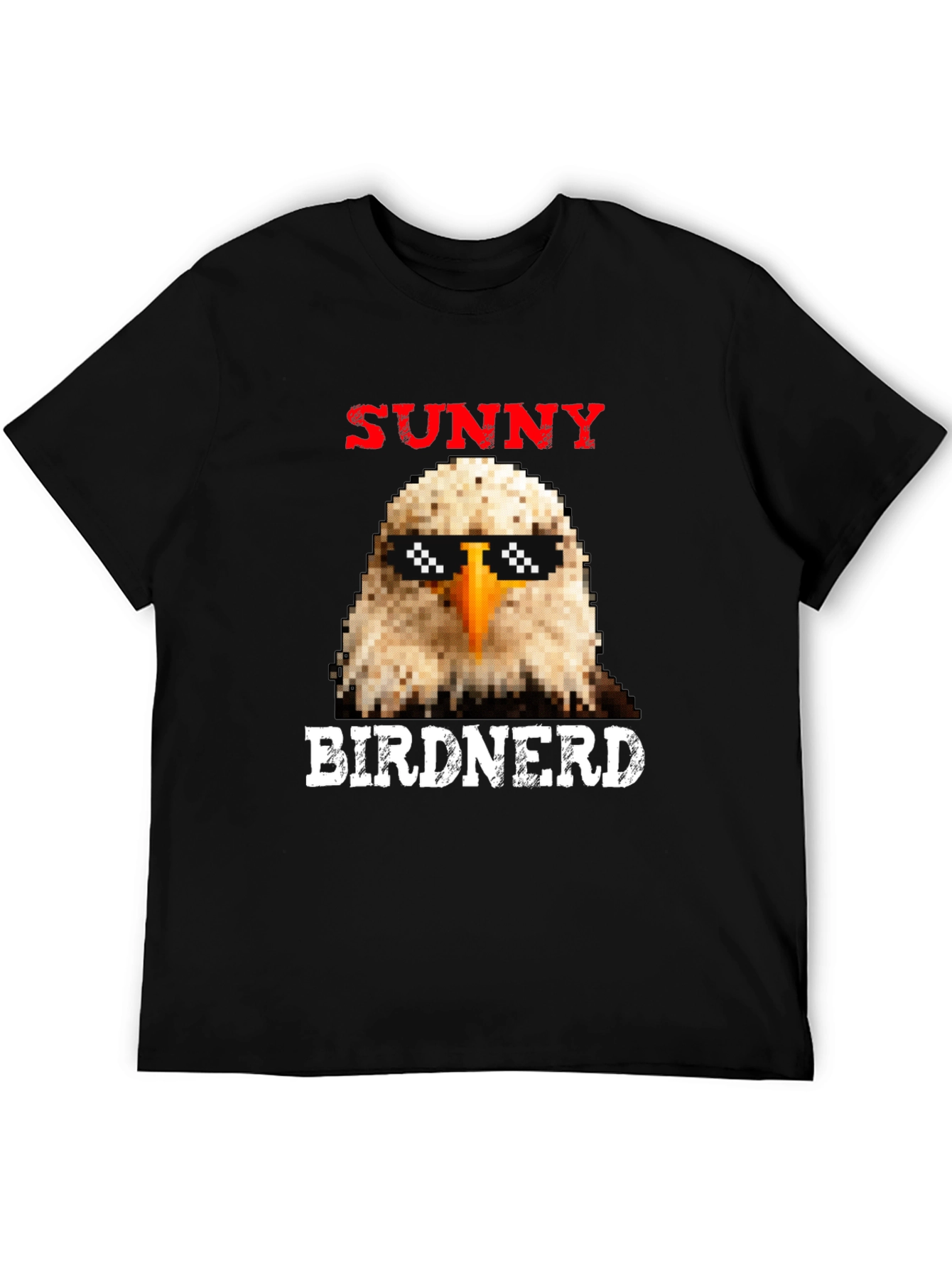 Black Sunny BirdNerd Eagle Graphic Tee view 5