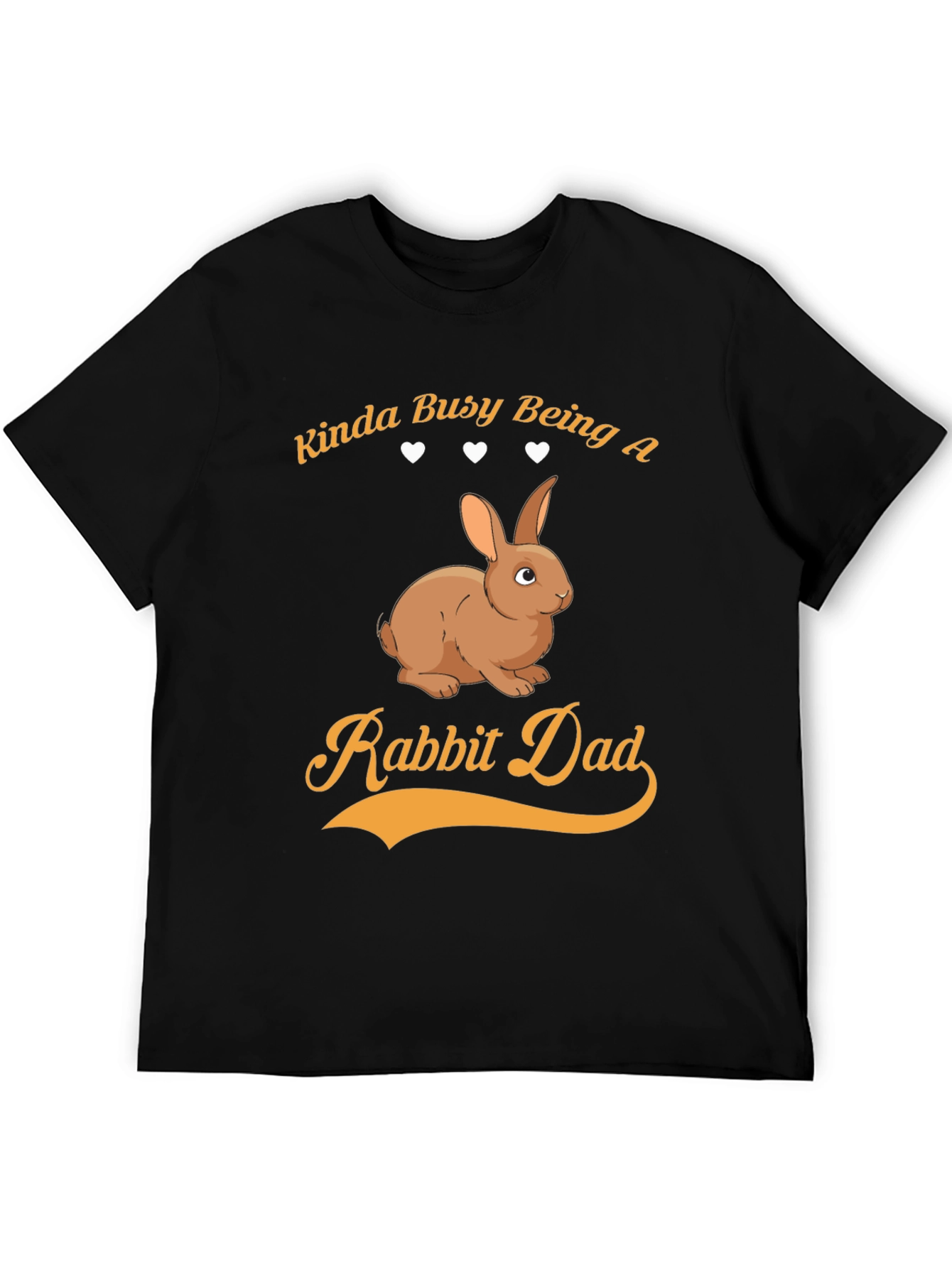 Black Rabbit Dad Graphic Tee - Kinda Busy T-Shirt view 5