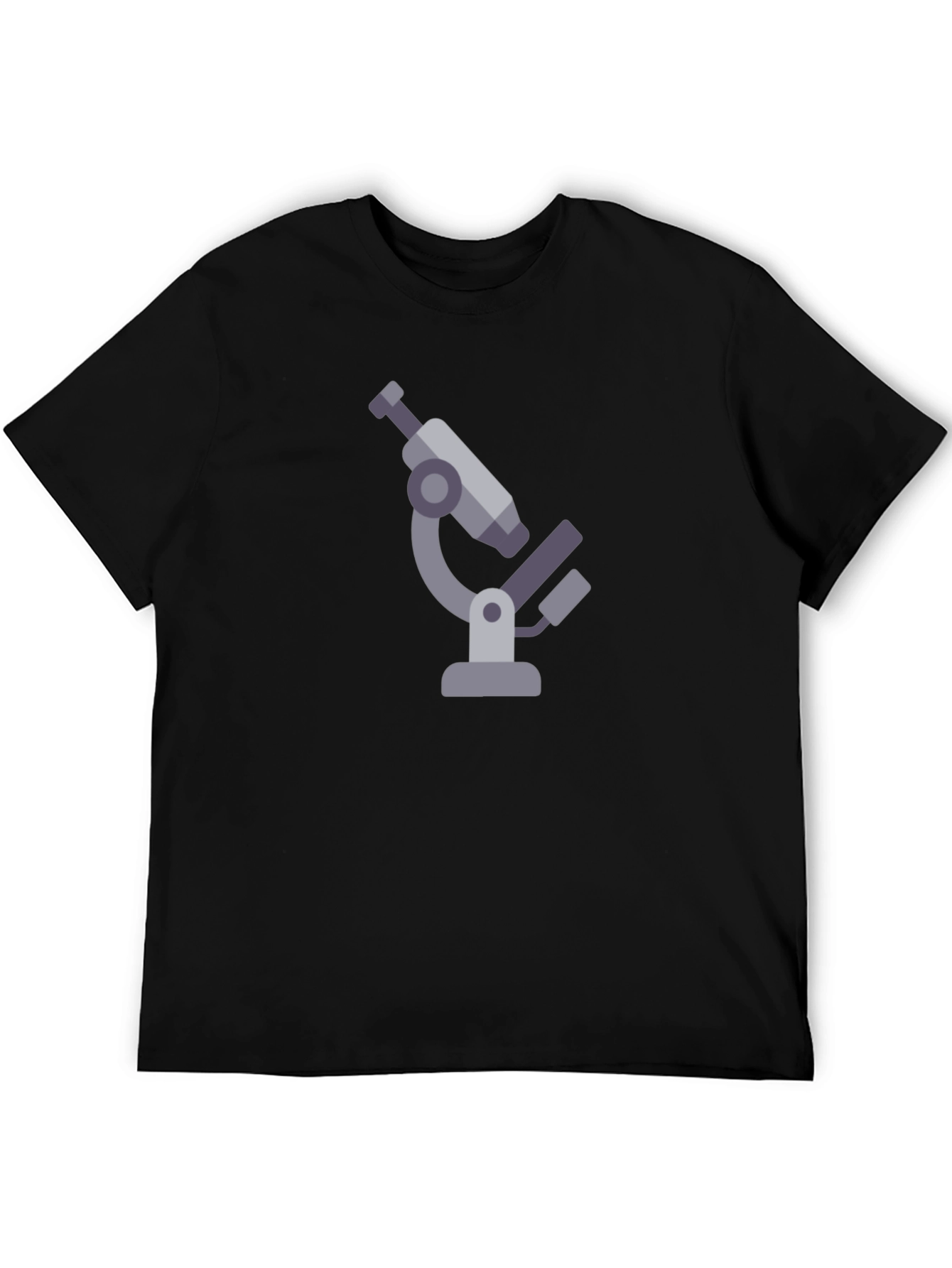 Black Microscope Graphic Tee - Science Lover's Apparel view 5