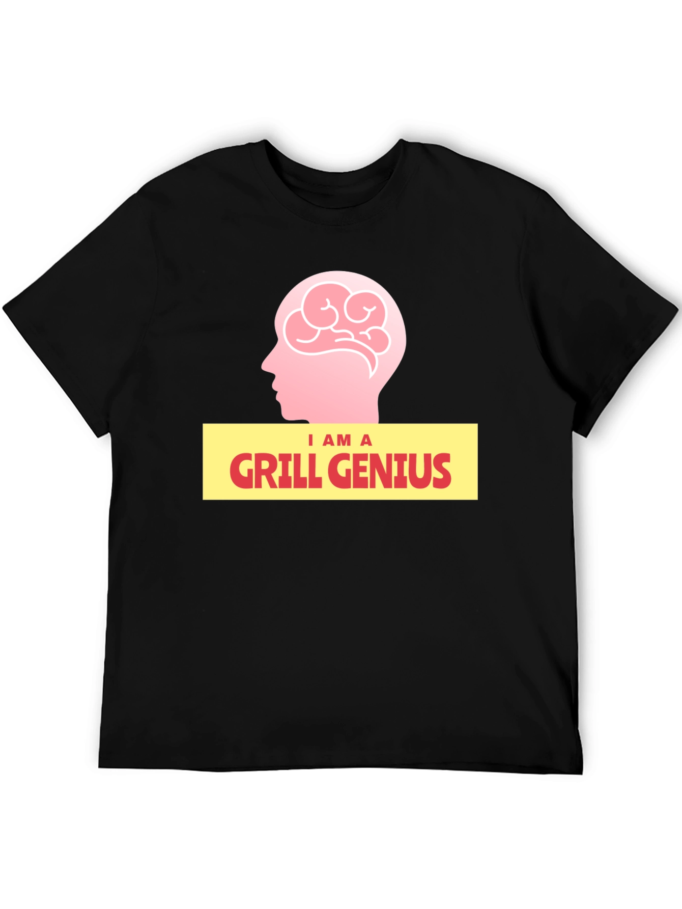 Black Grill Genius Graphic T-Shirt - BBQ Master Apparel view 5