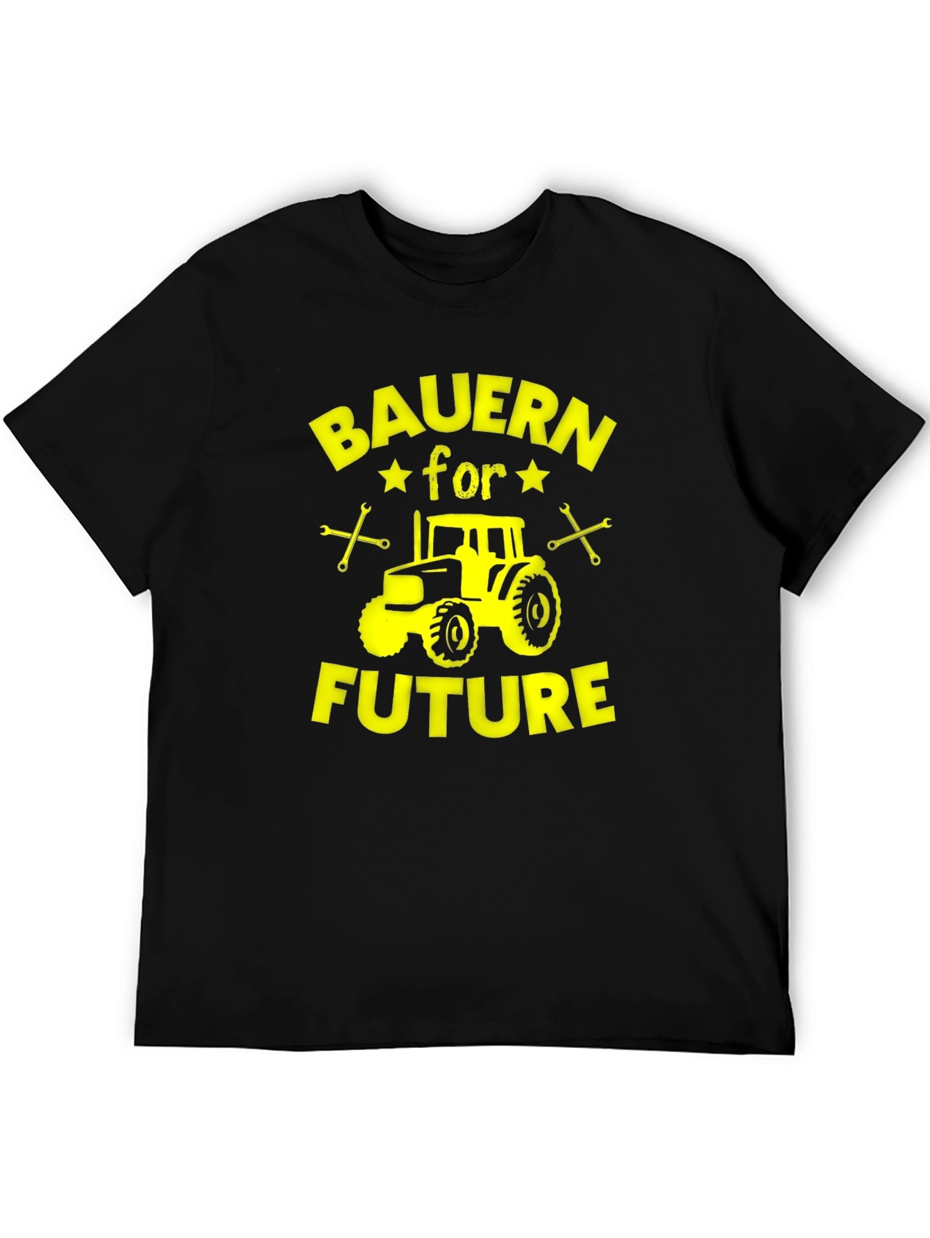 Bauern for Future Black Cotton Graphic Tee - 5