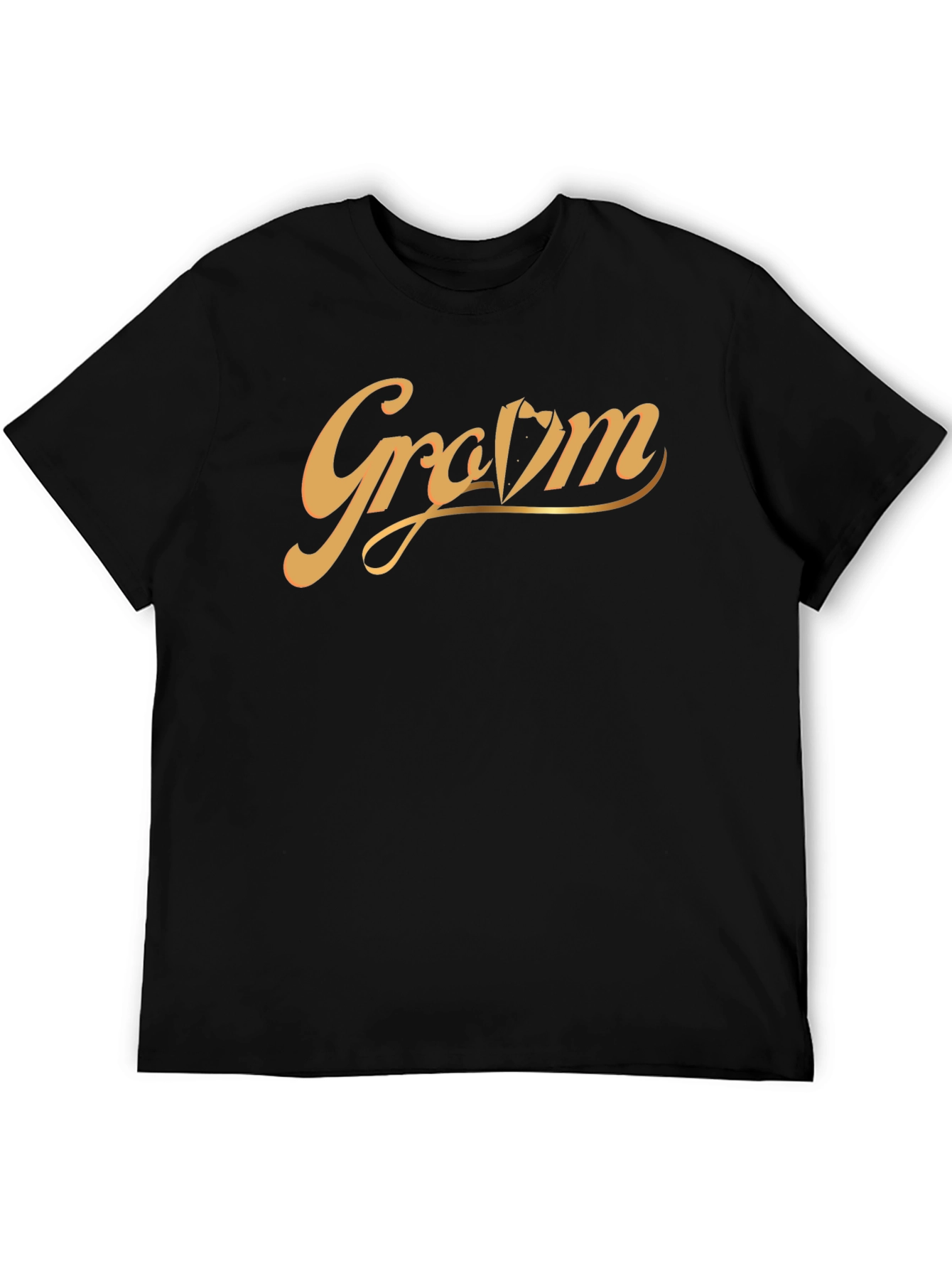 Black Groom Diamond Graphic Tee - Black view 5