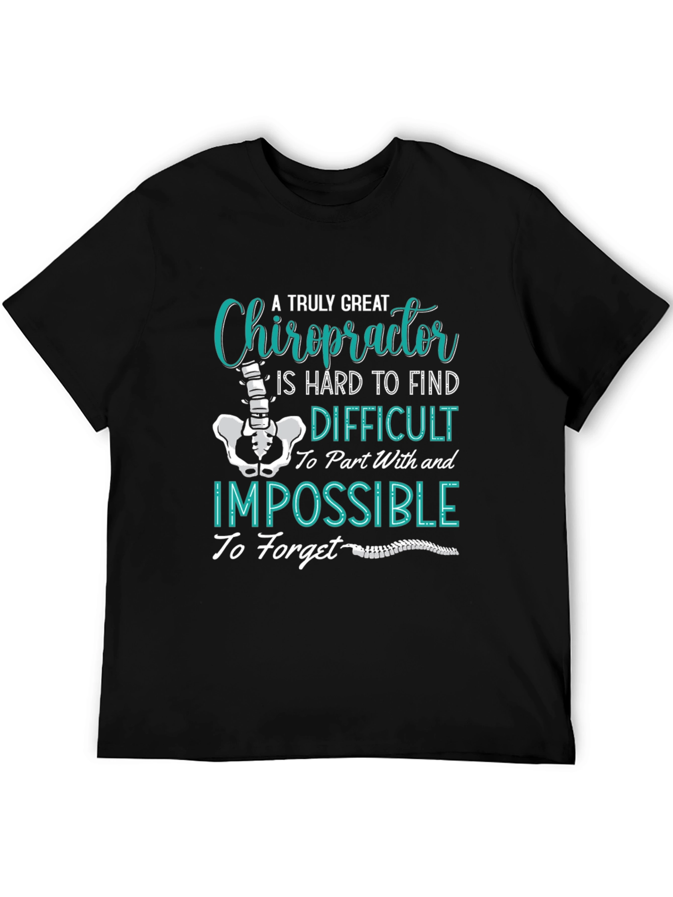 Black Chiropractor T-Shirt: A Truly Great Gift view 5
