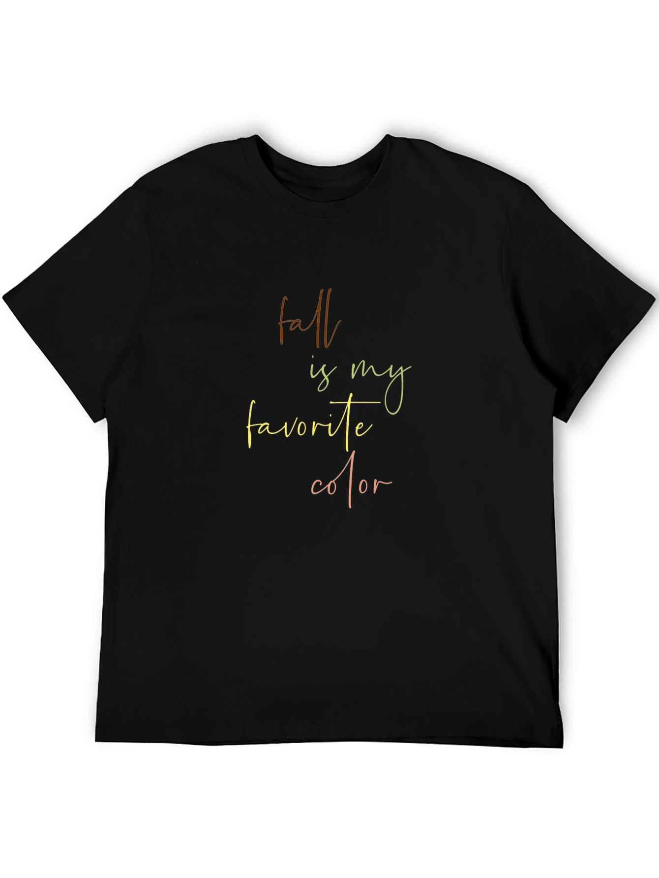 Black Fall Is My Favorite Color T-Shirt view 5