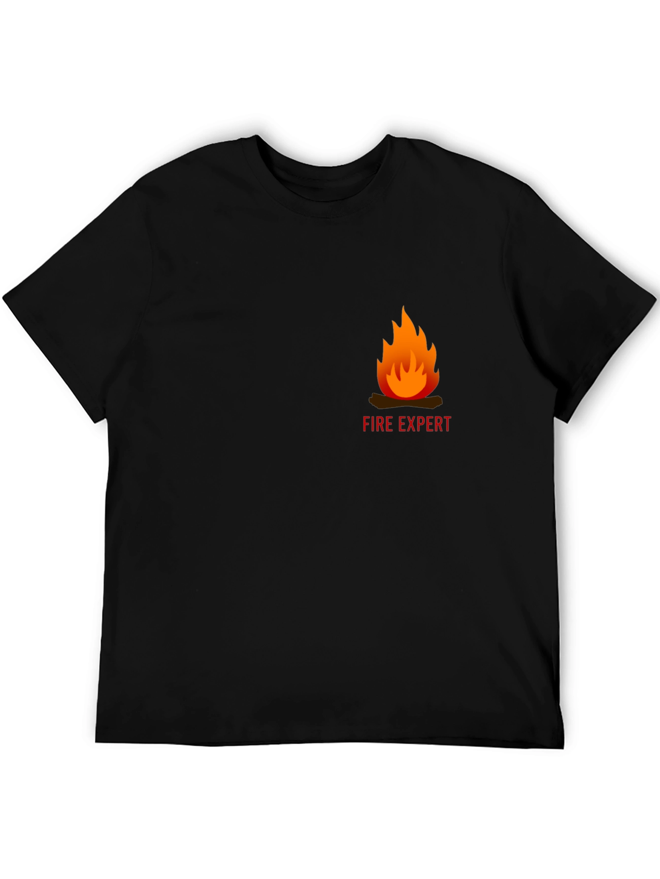 Black Fire Expert Black T-Shirt view 5