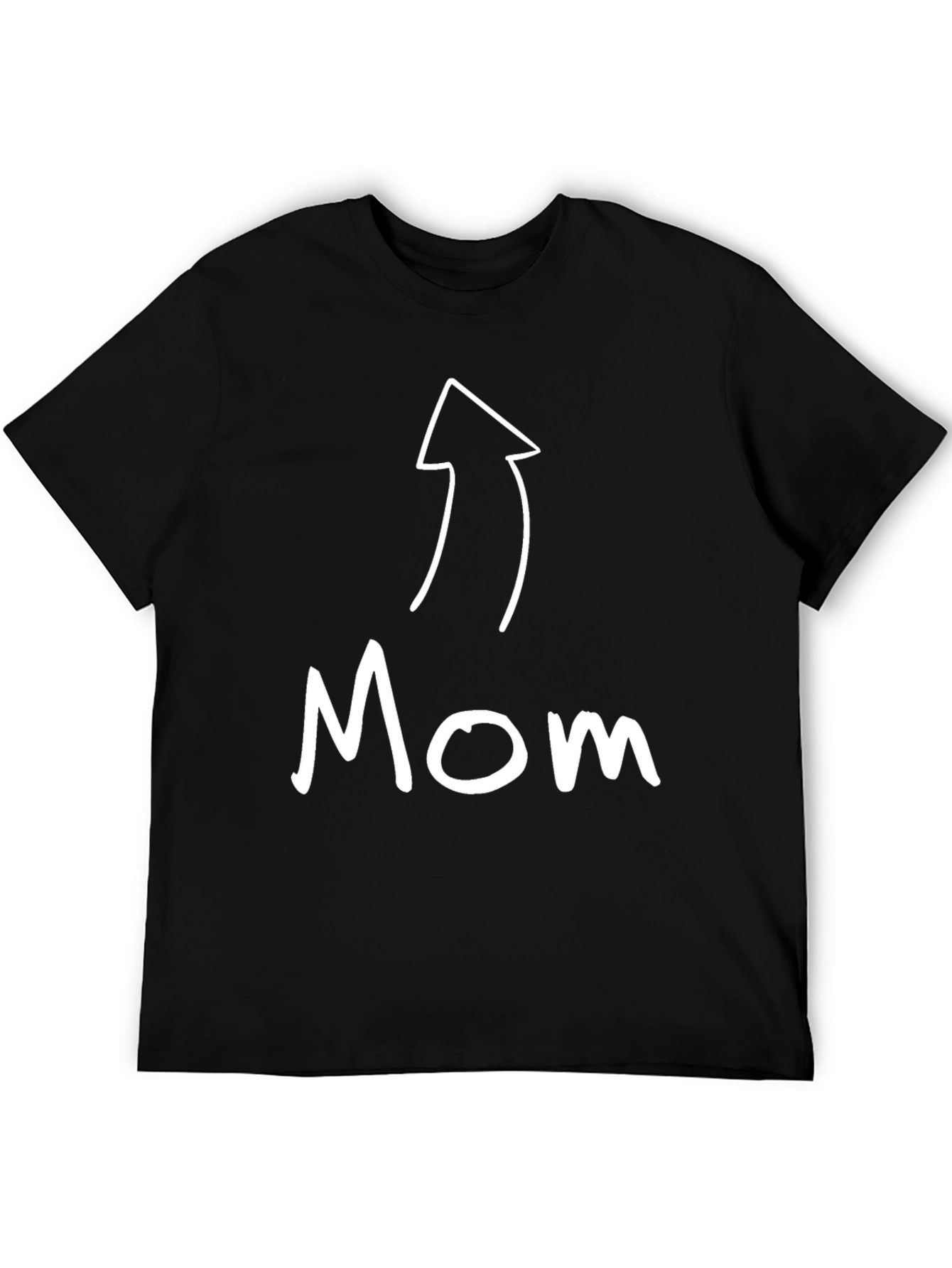 Black Funny 'Mom' Arrow T-Shirt view 5