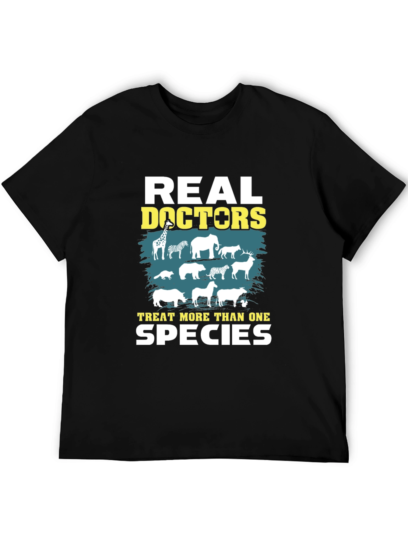 Veterinarian T-Shirt - Real Doctors Treat More Than One Species - 5