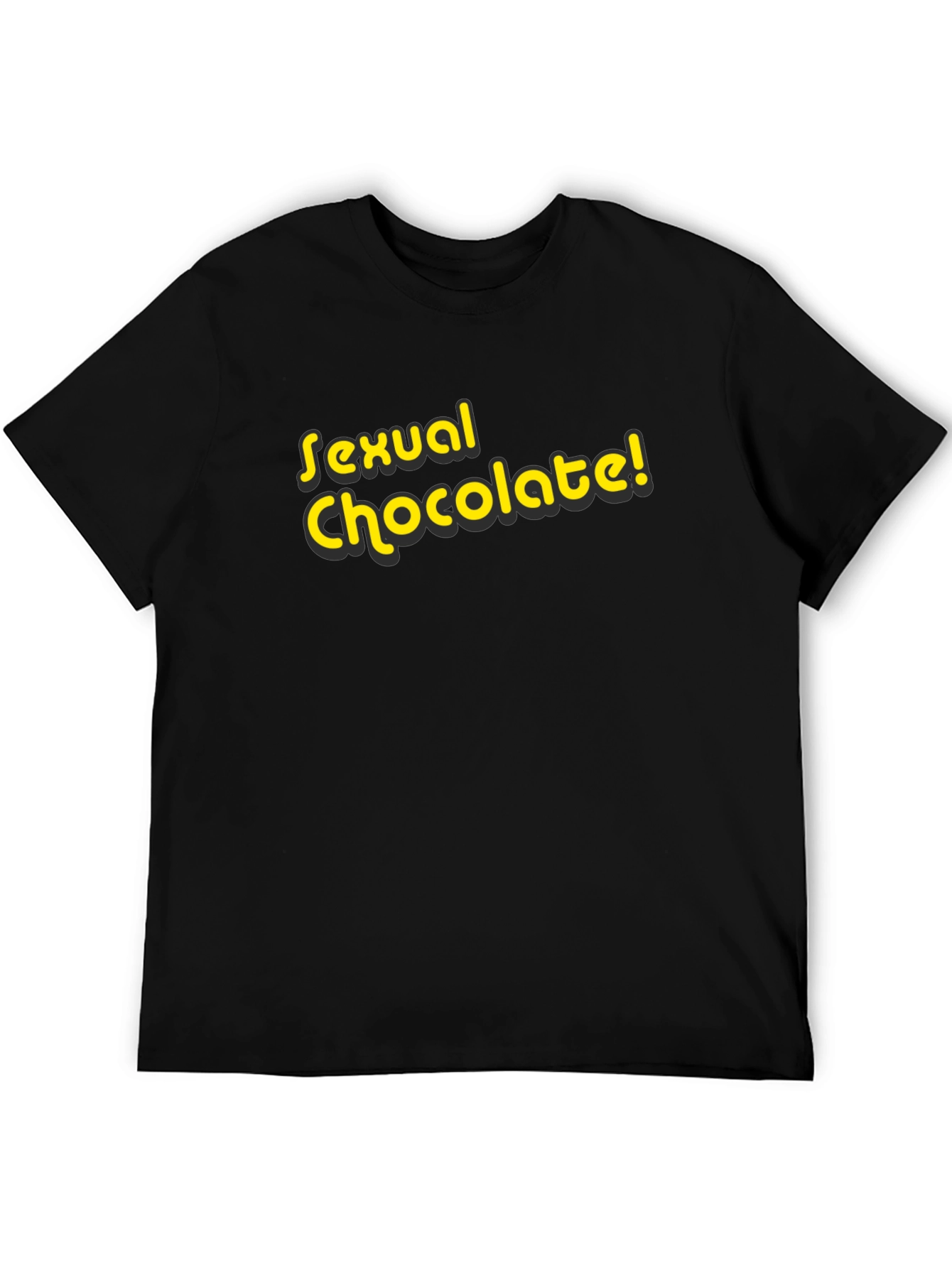 Black Sexual Chocolate Black Graphic T-Shirt view 5