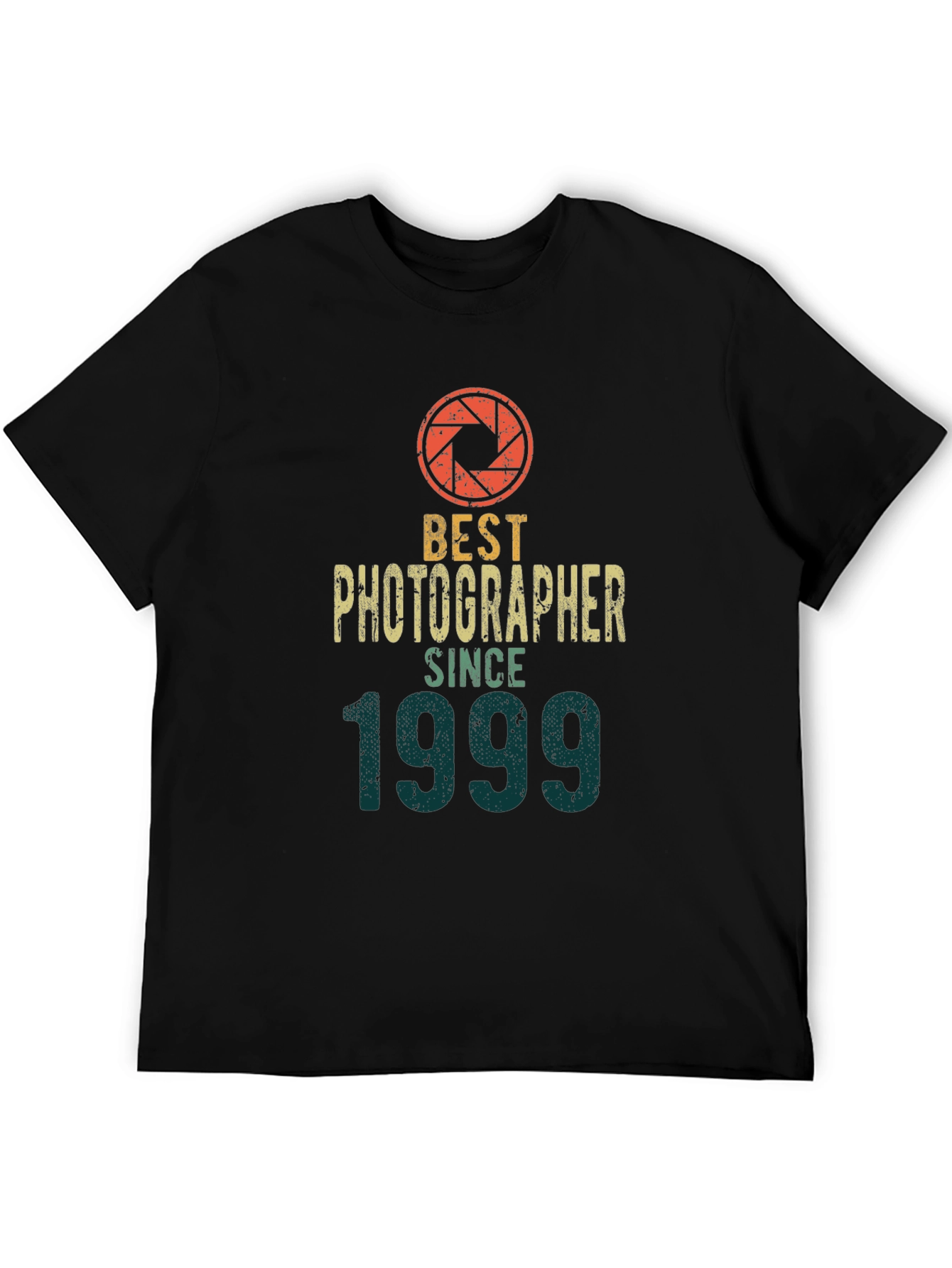 Black Best Photographer Since 1999 Graphic T-Shirt view 5